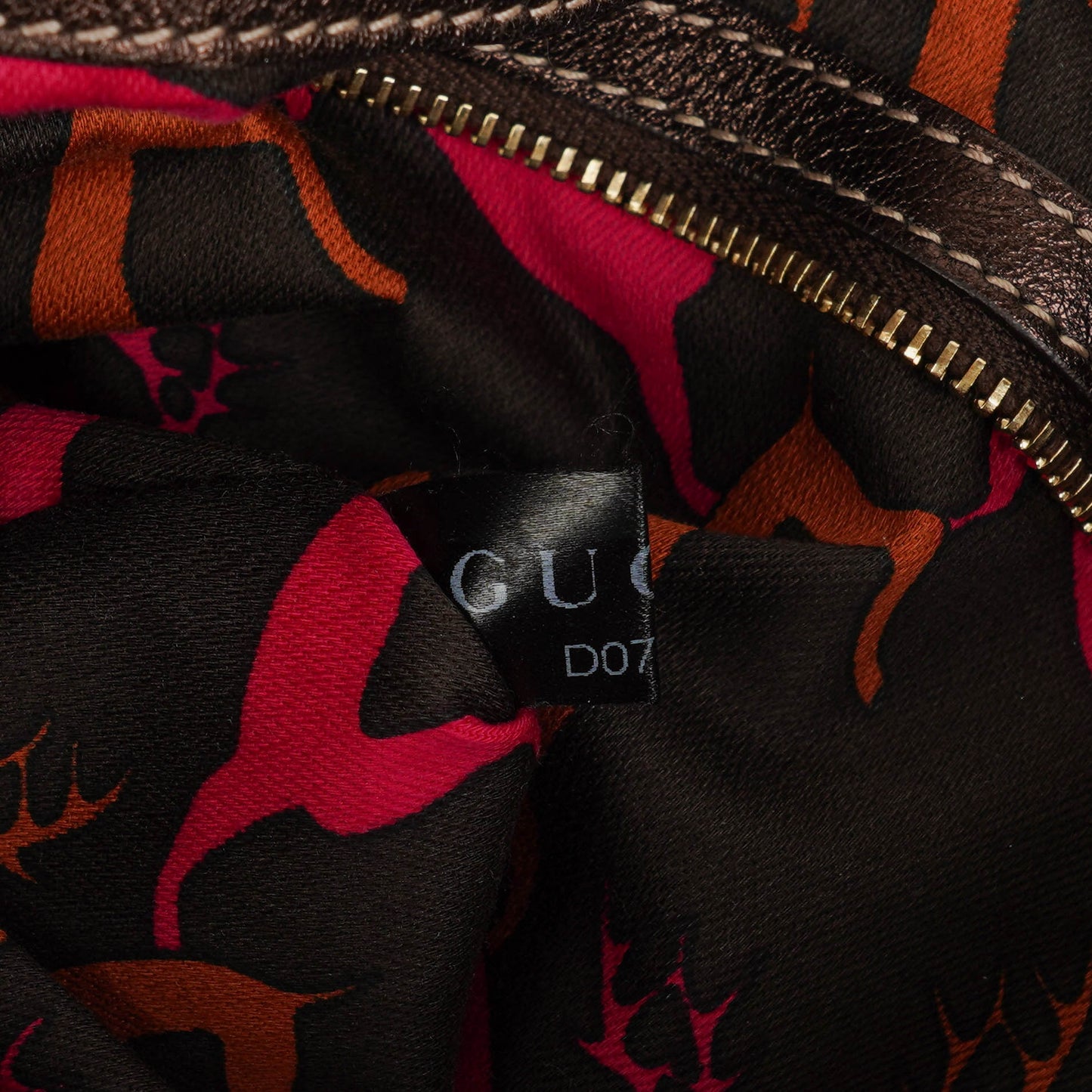Gucci Monogram Canvas Mink Indy Top Handle Bag