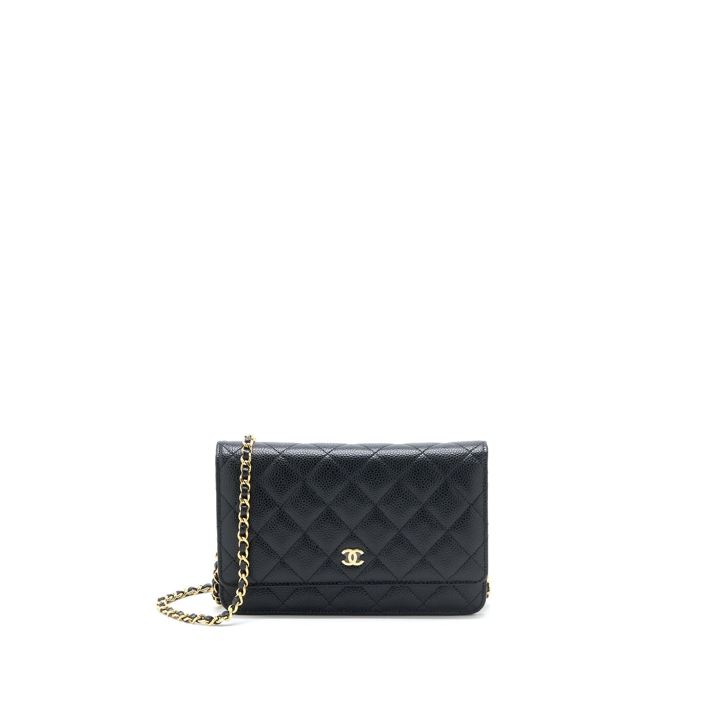 Chanel Classic Wallet On Chain Caviar Black ( Microchip)