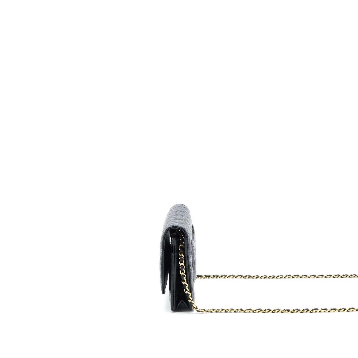 Chanel Classic Wallet On Chain Caviar Black ( Microchip)