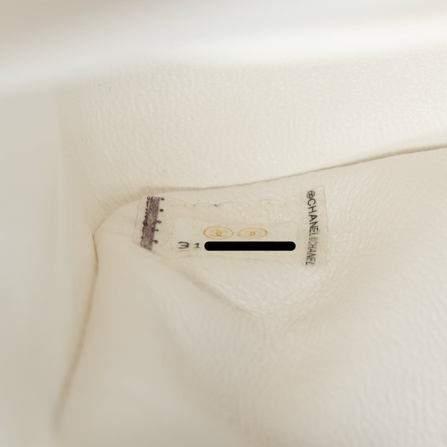 Chanel Medium Classic Double Flap Bag Caviar White L