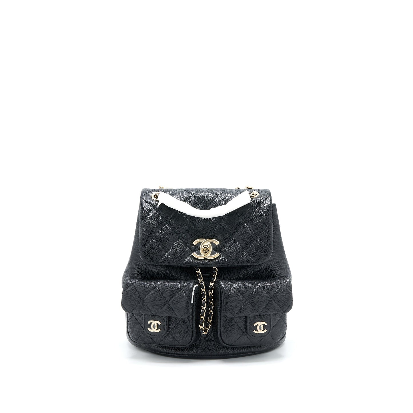 Chanel 23P Triple Pack Backpack Caviar Black L (Microchip)
