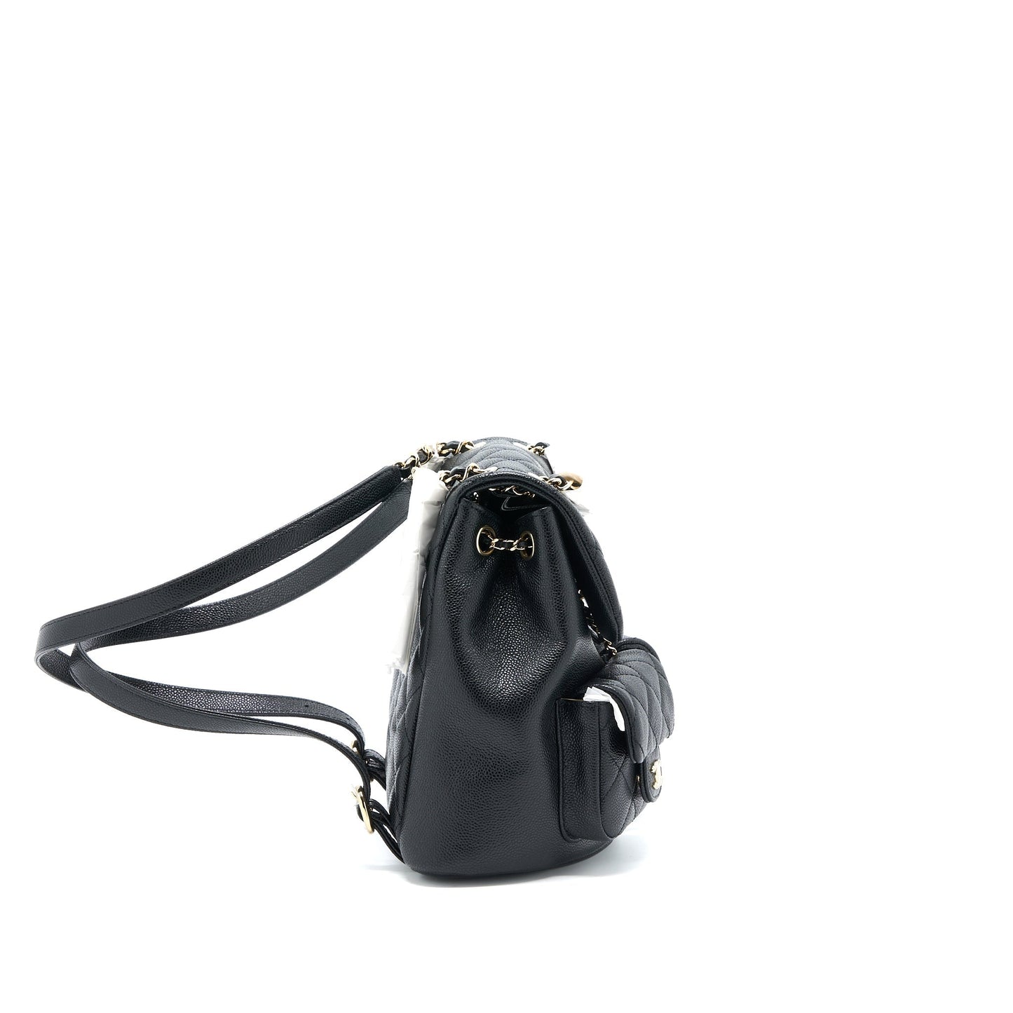 Chanel 23P Triple Pack Backpack Caviar Black L (Microchip)