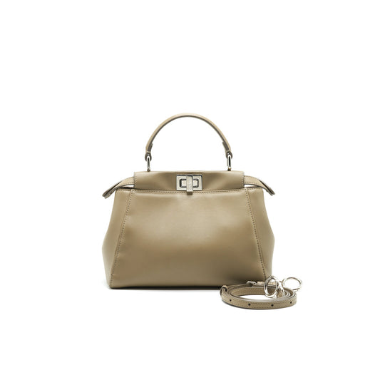 Fendi Mini Peekaboo Light Grey