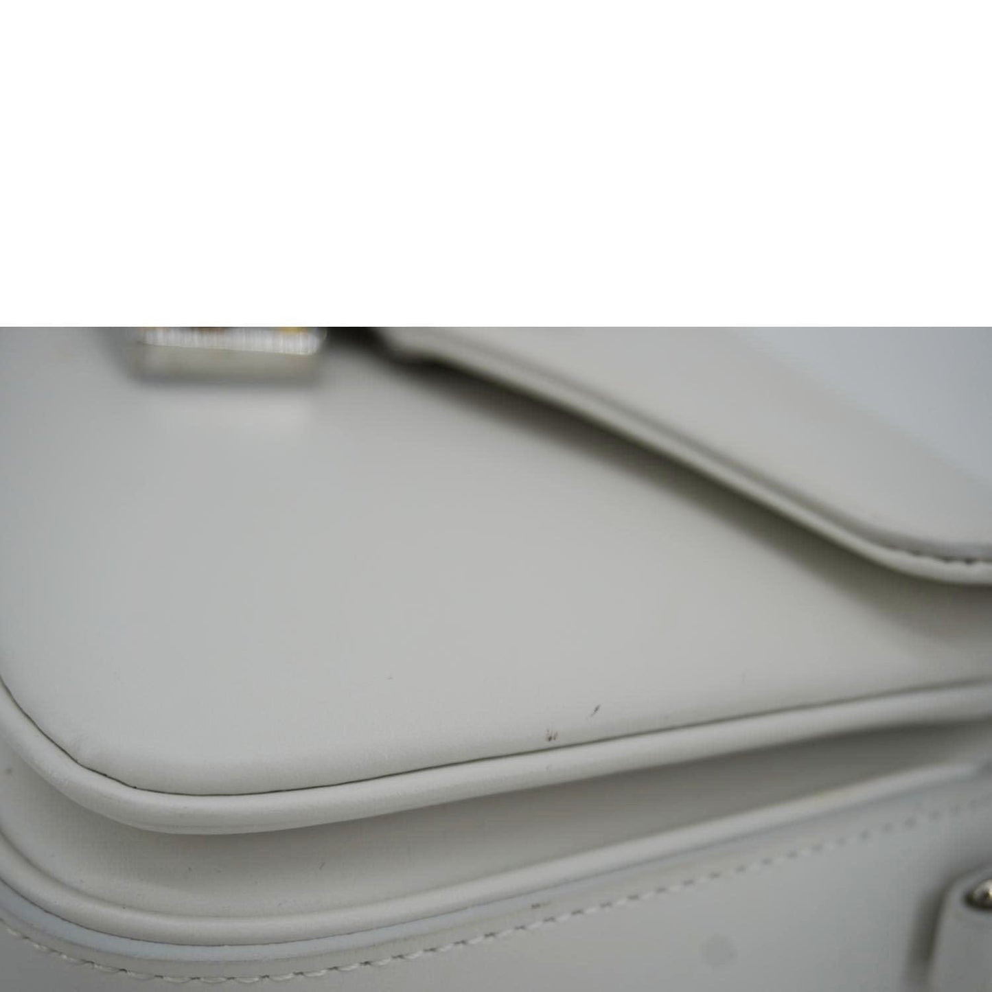 LOUIS VUITTON Swing Reverse Monogram Shoulder Bag White