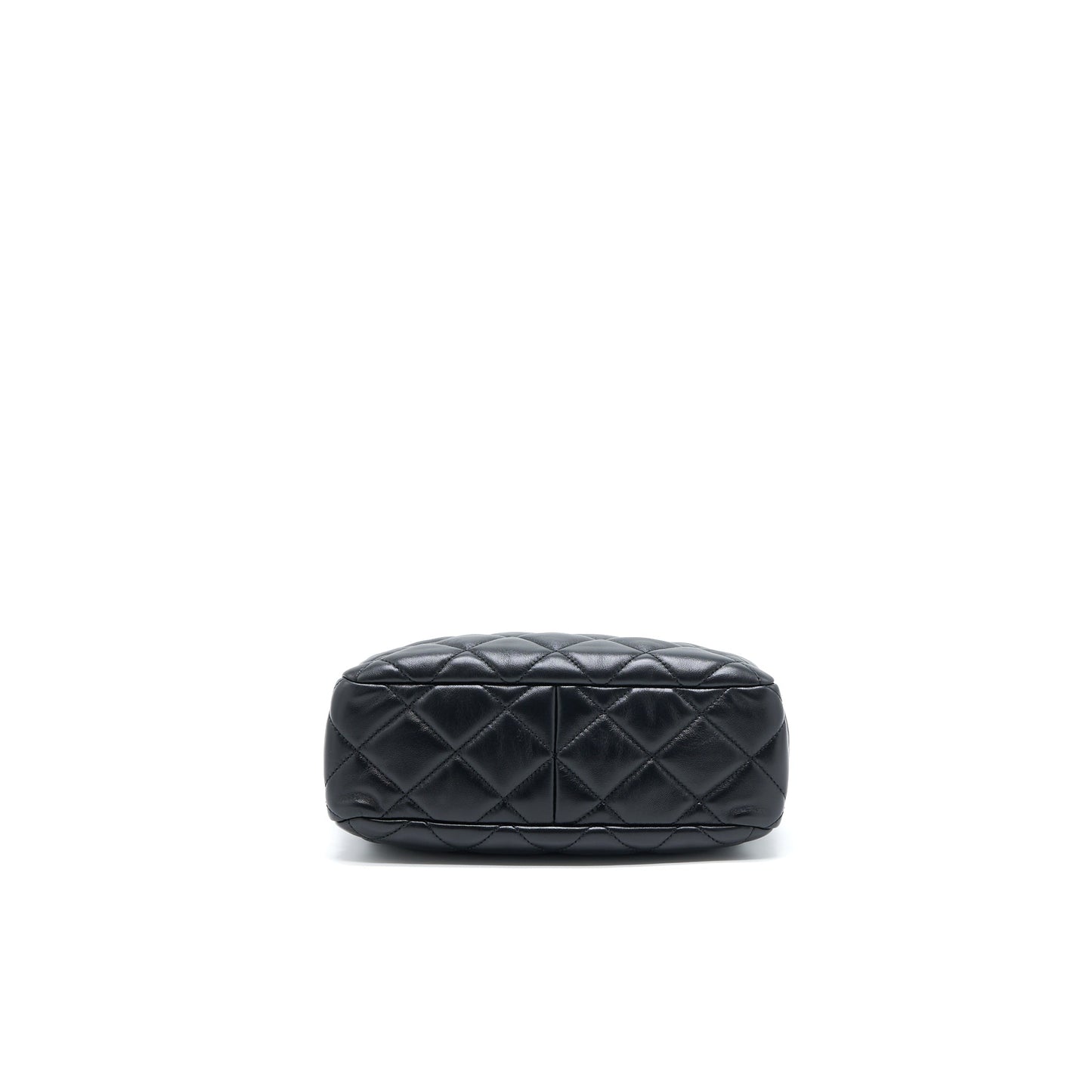 Chanel Seasonal Tote Bag Lambskin Black Brushed (Microchip)