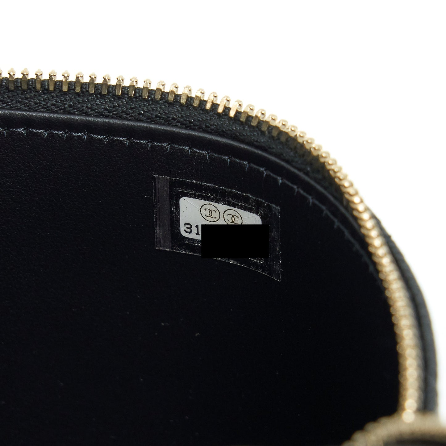 Chanel 22S Letter Top Handle Long Vanity Caviar Black