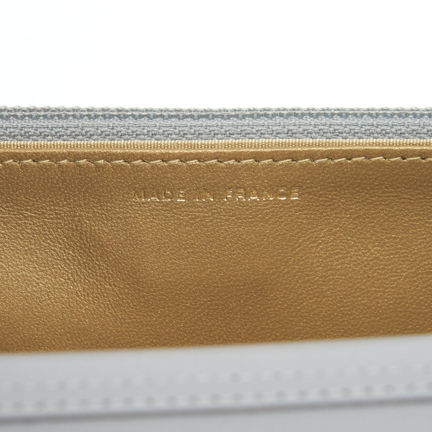 Chanel Pearl Crush Wallet On Chain Lambskin Grey Brushed  (Microchip)