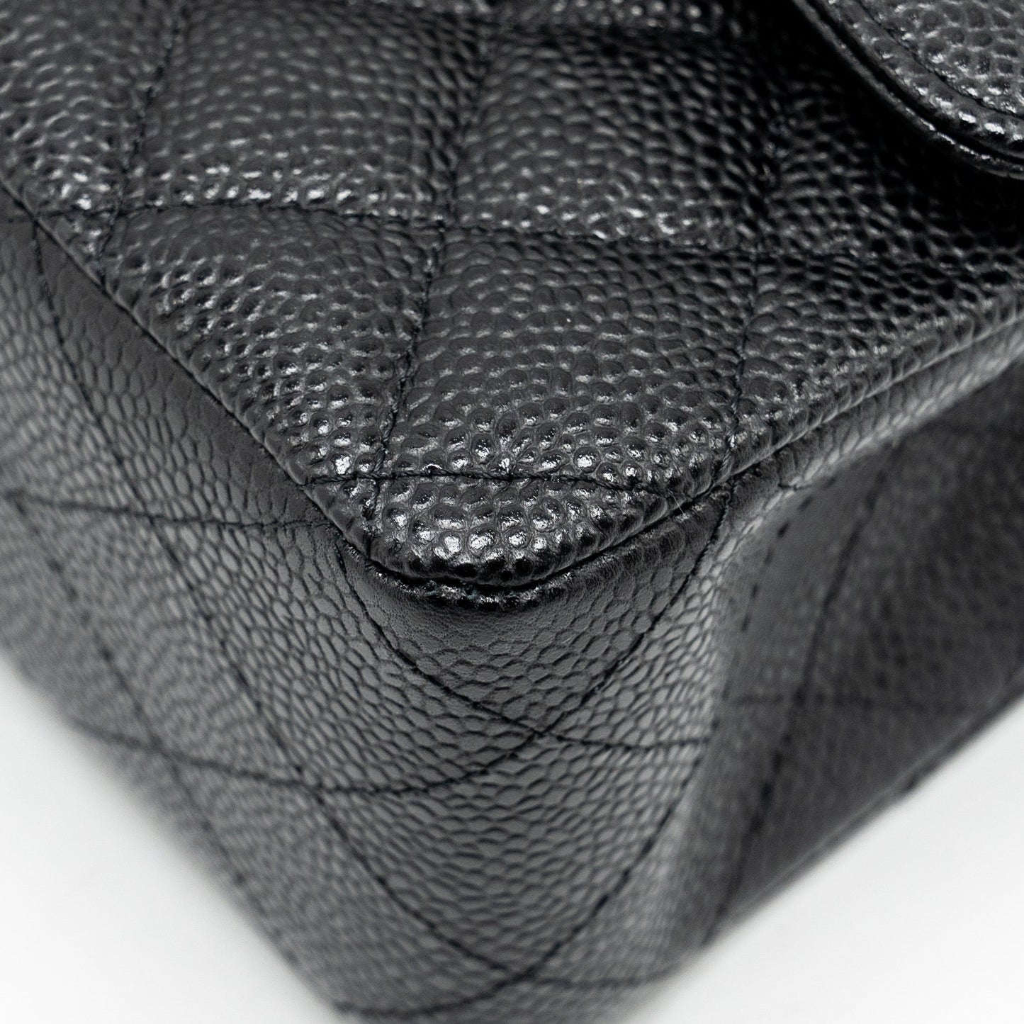 Chanel Medium Classic Double FLAP Bag Caviar Black