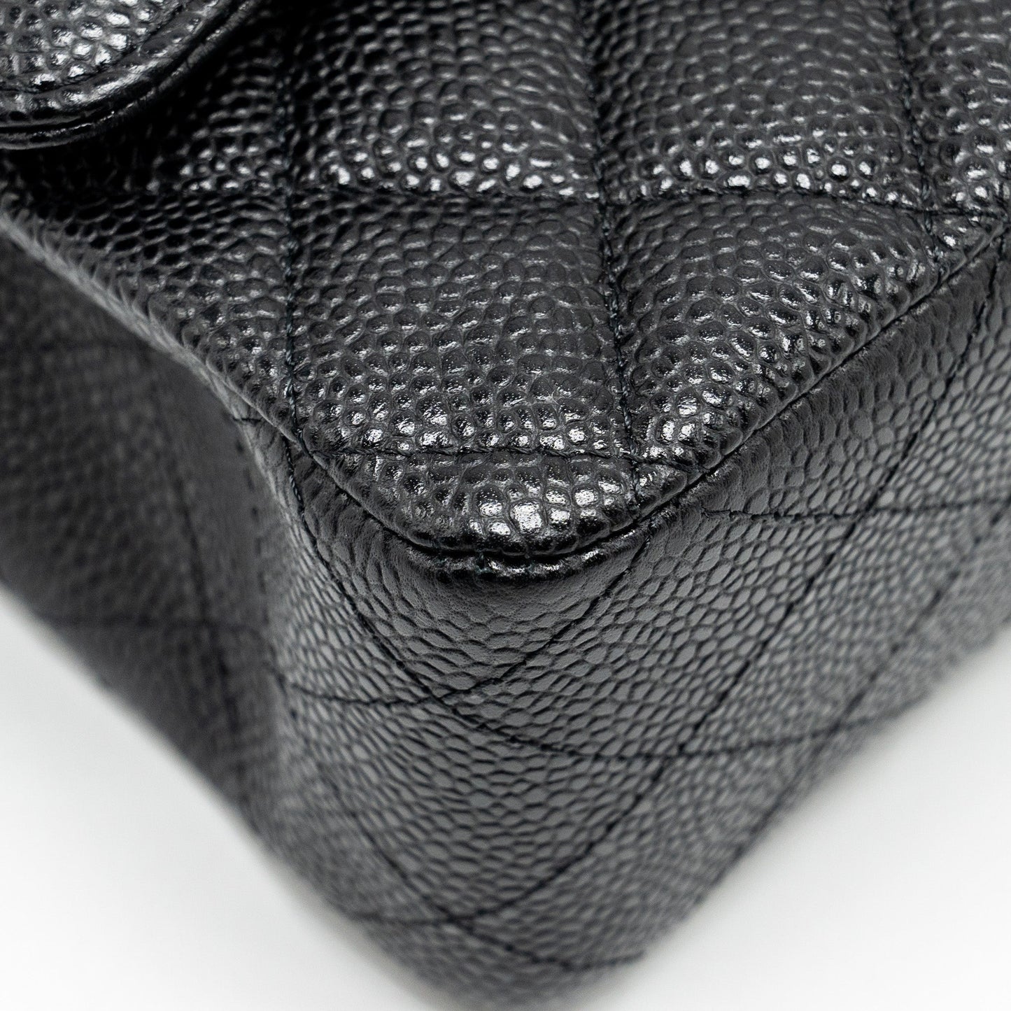 Chanel Medium Classic Double FLAP Bag Caviar Black