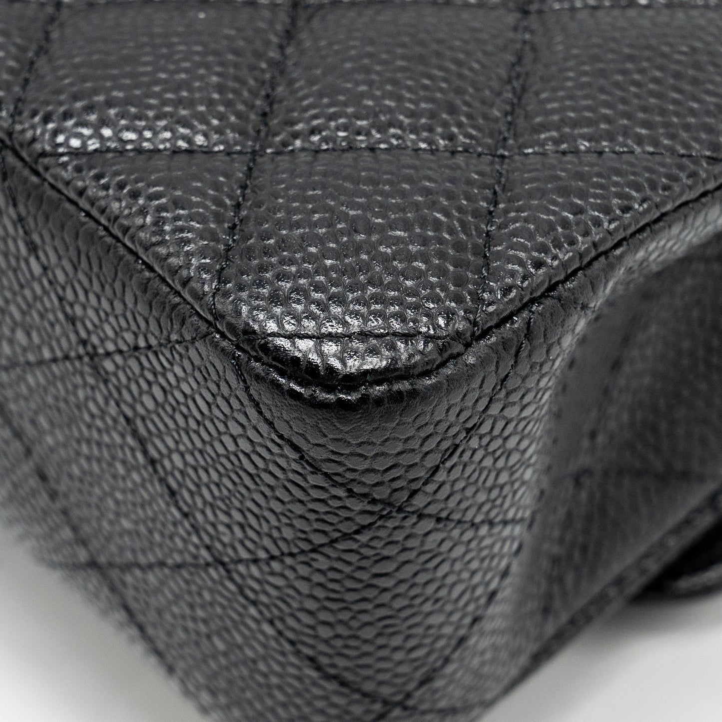 Chanel Medium Classic Double FLAP Bag Caviar Black