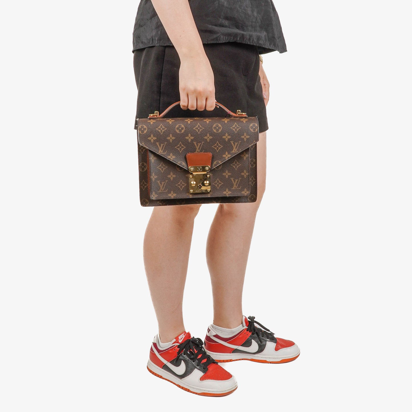 Louis Vuitton Monceau 28 Monogram Canvas Bag