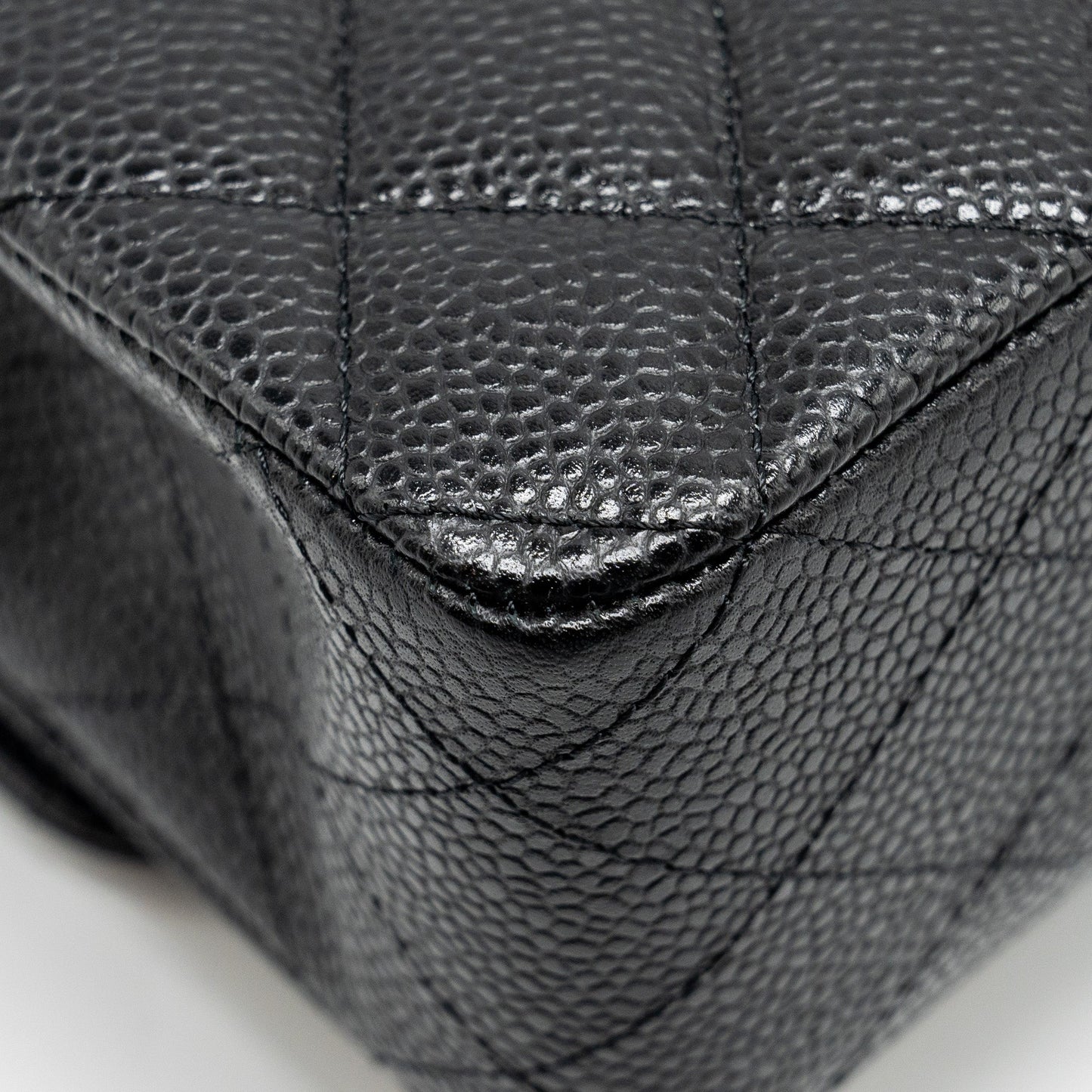 Chanel Medium Classic Double FLAP Bag Caviar Black