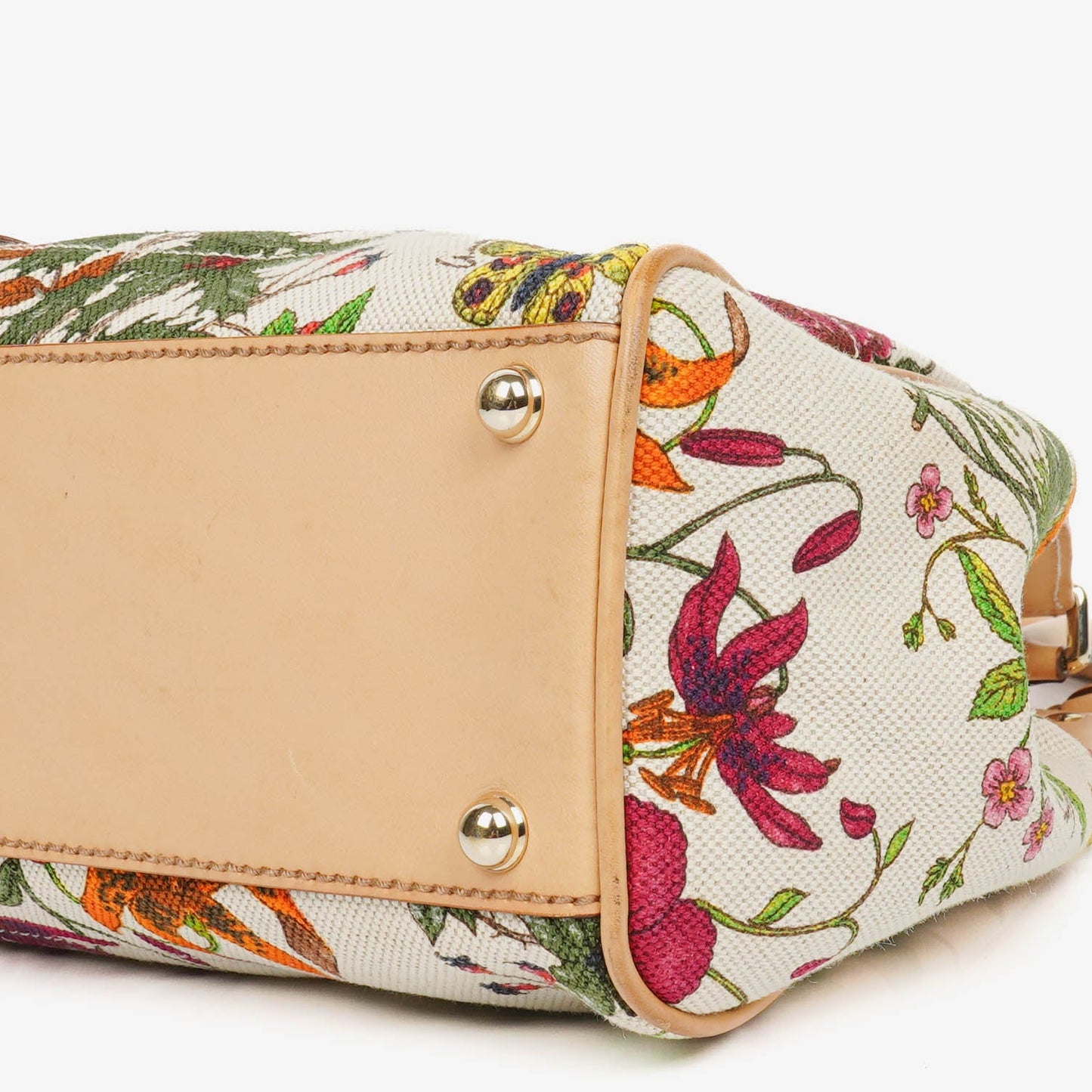 Gucci Floral Jackie Bardot Hobo Bag