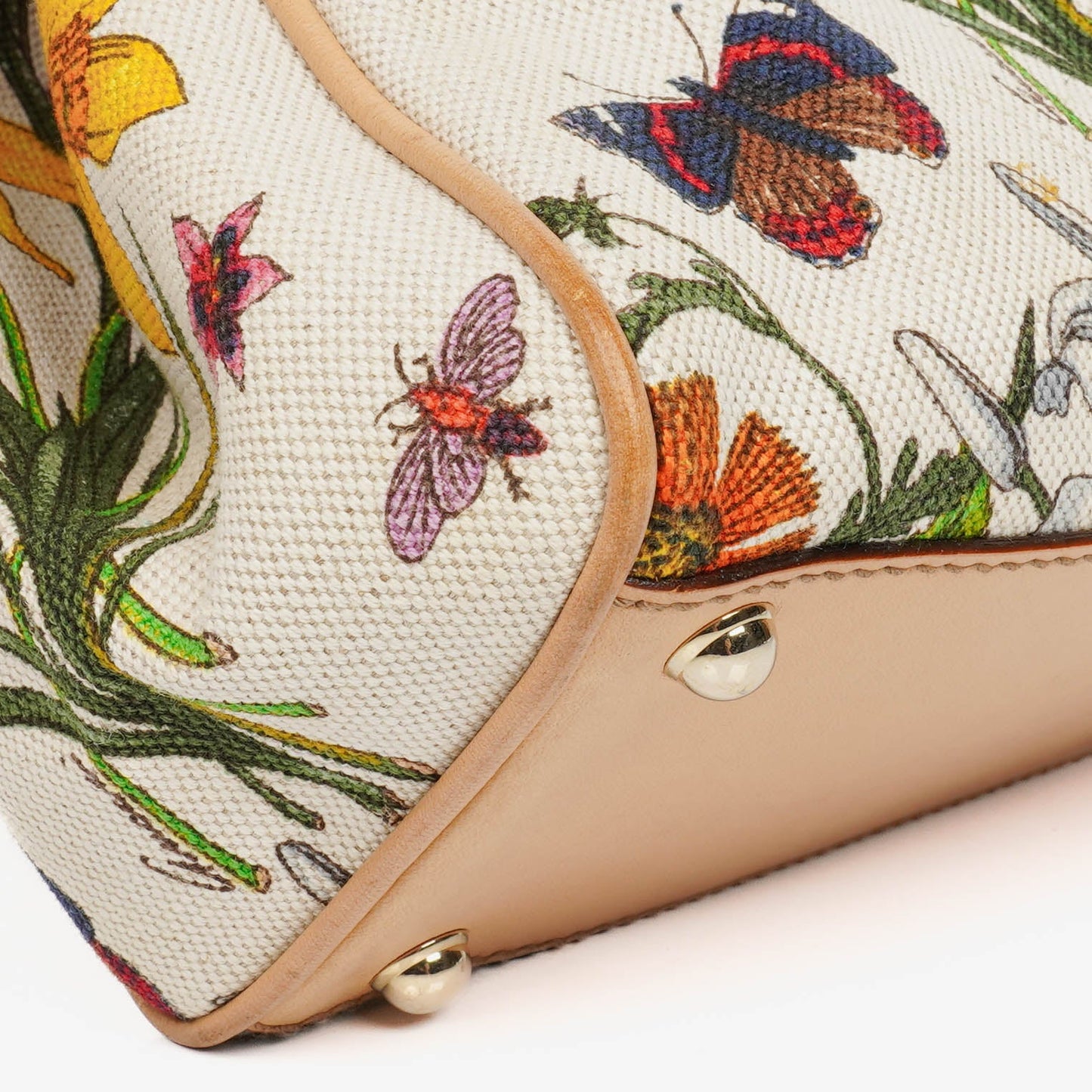Gucci Floral Jackie Bardot Hobo Bag