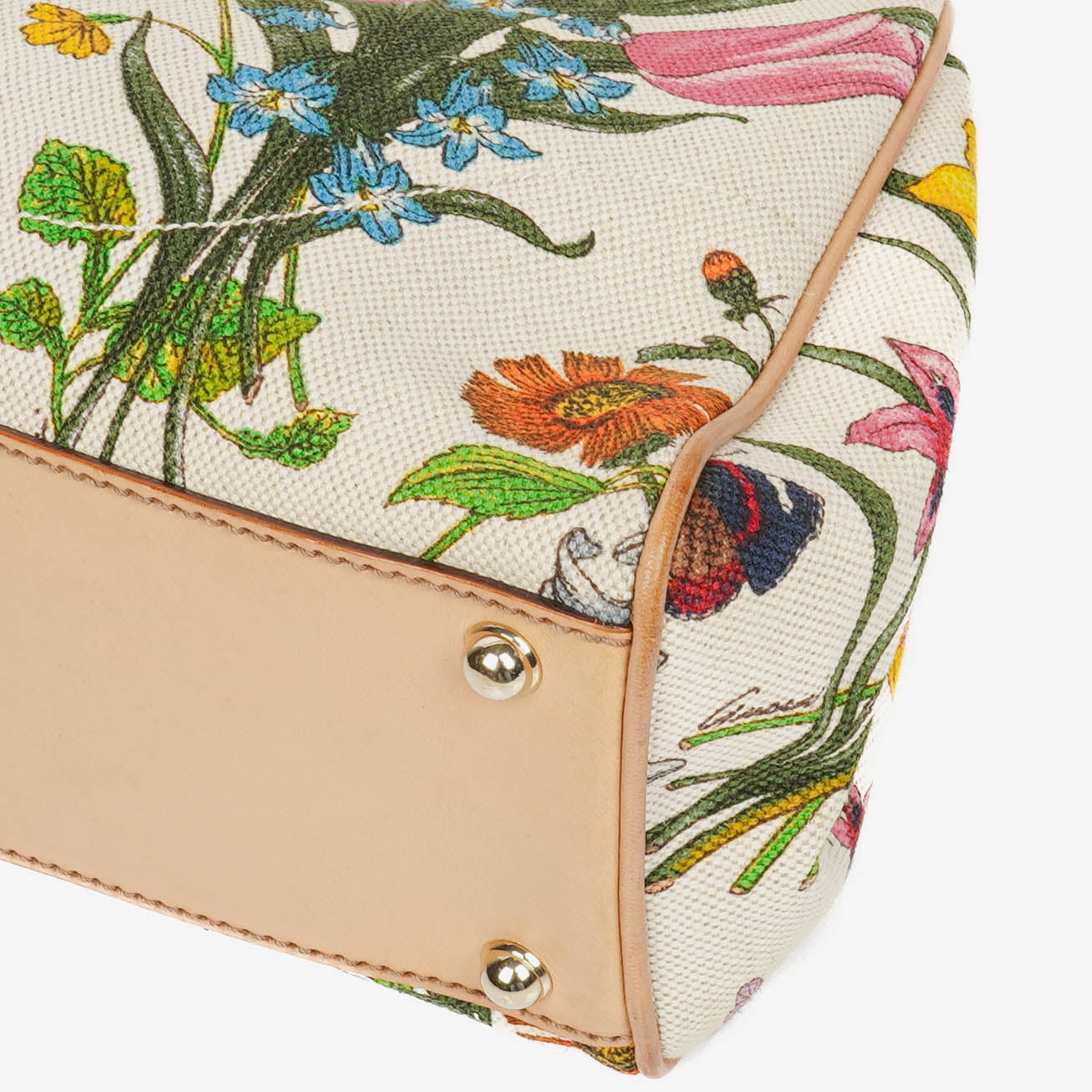 Gucci Floral Jackie Bardot Hobo Bag