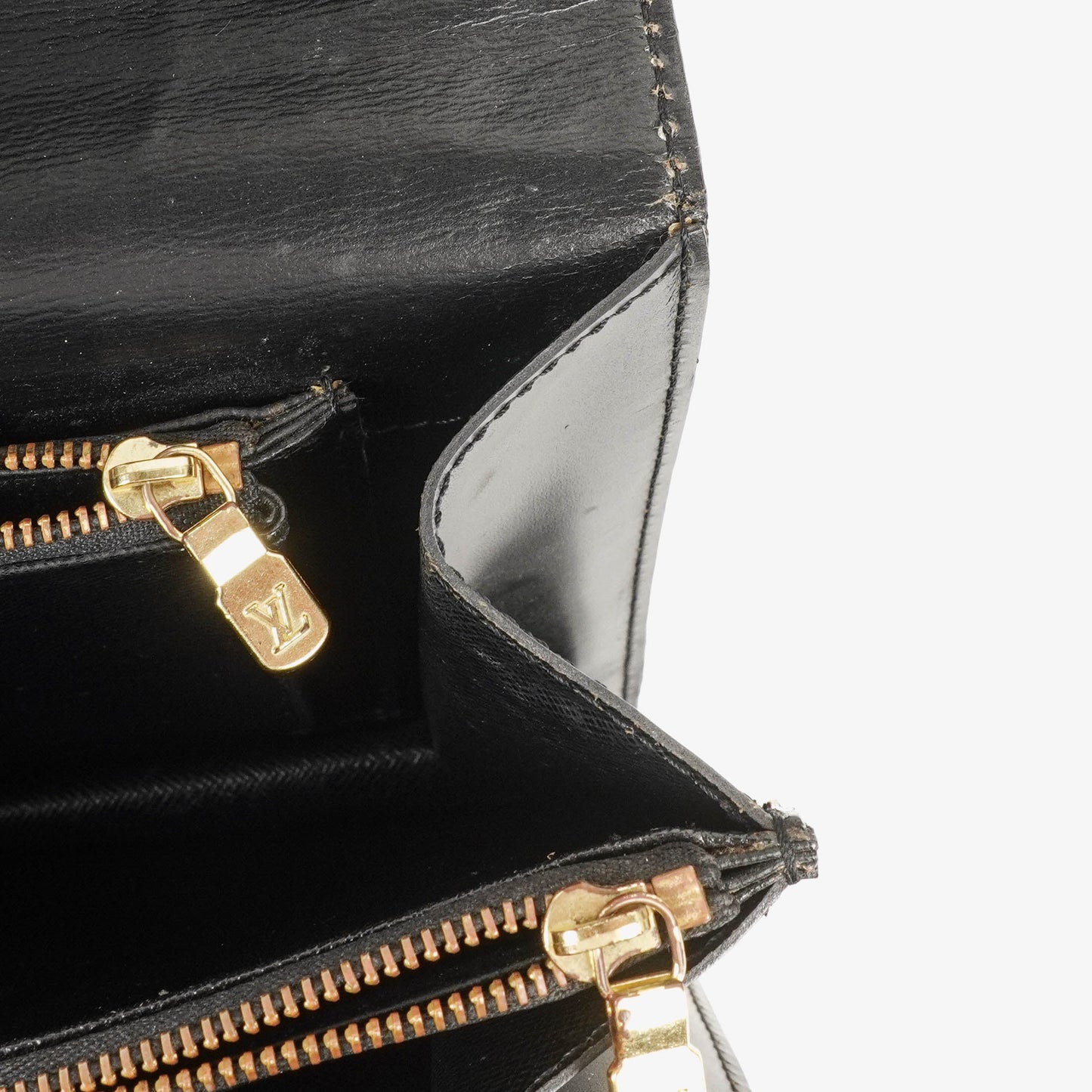 Louis Vuitton Concorde Black EPI Leather Bag