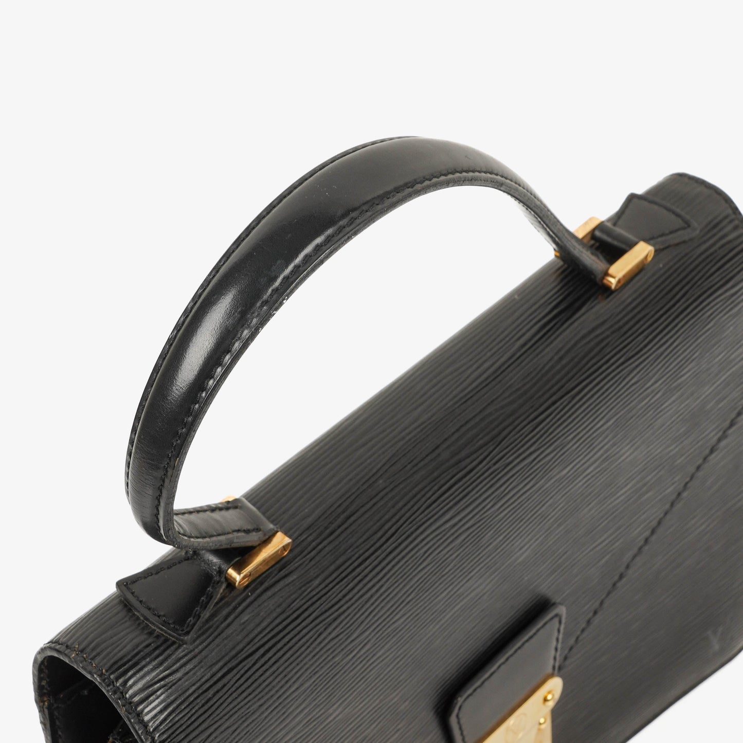 Louis Vuitton Concorde Black EPI Leather Bag