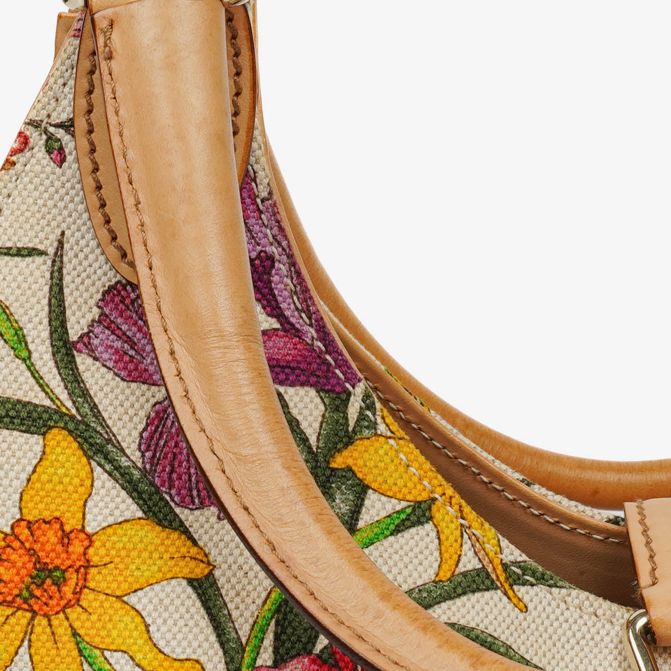 Gucci Floral Jackie Bardot Hobo Bag