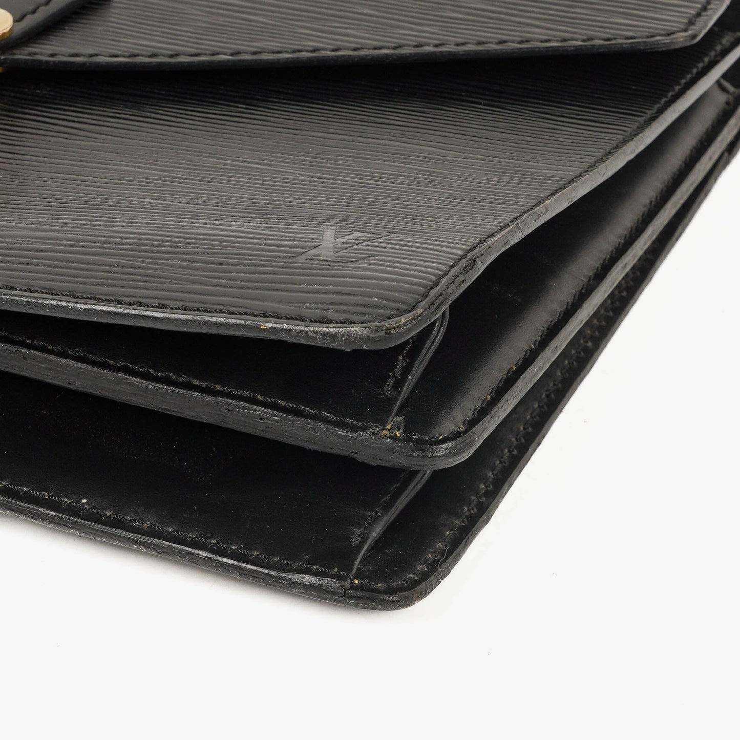 Louis Vuitton Concorde Black EPI Leather Bag