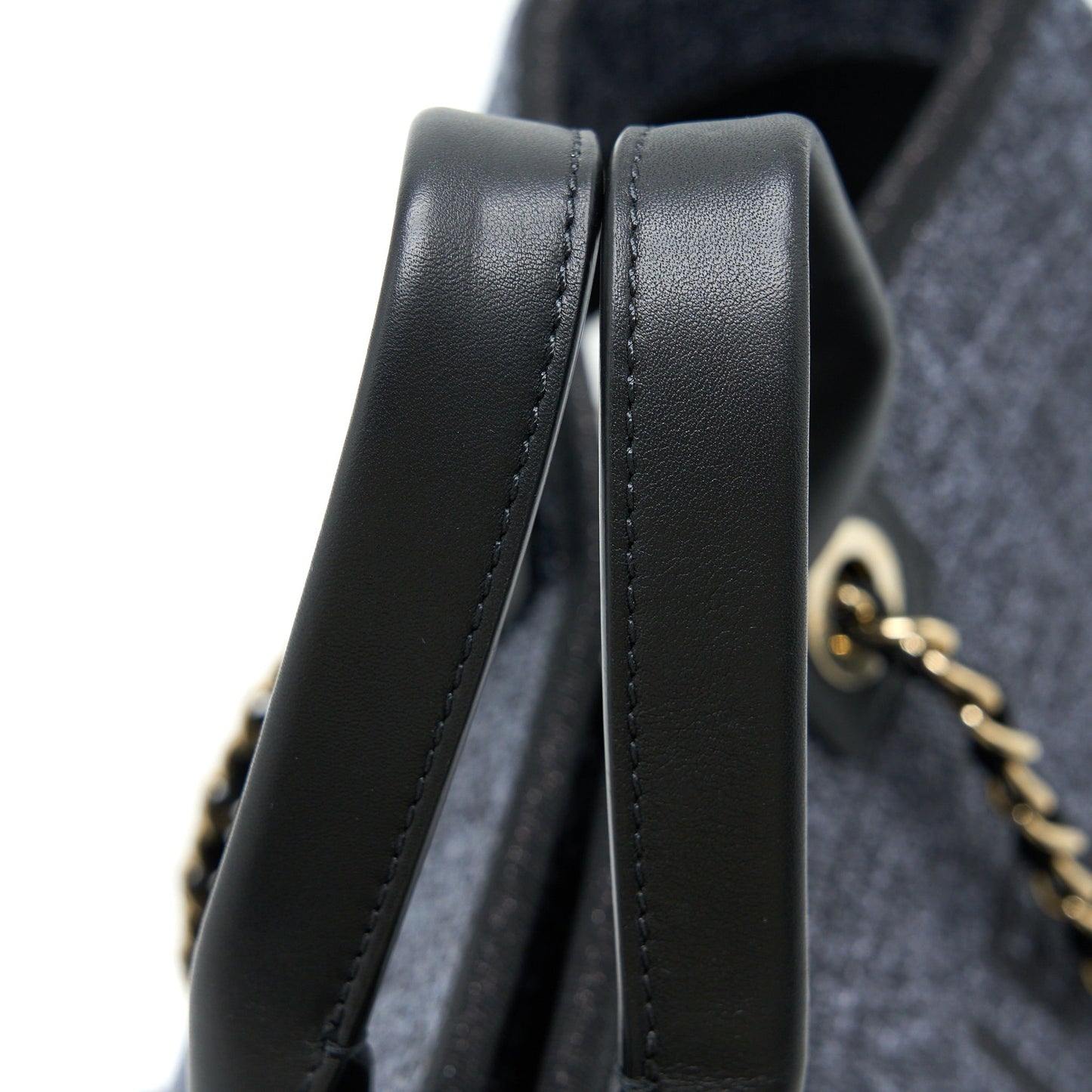 Chanel Deauville Tote Bag Tweed Dark Grey / Black L (Microchip)