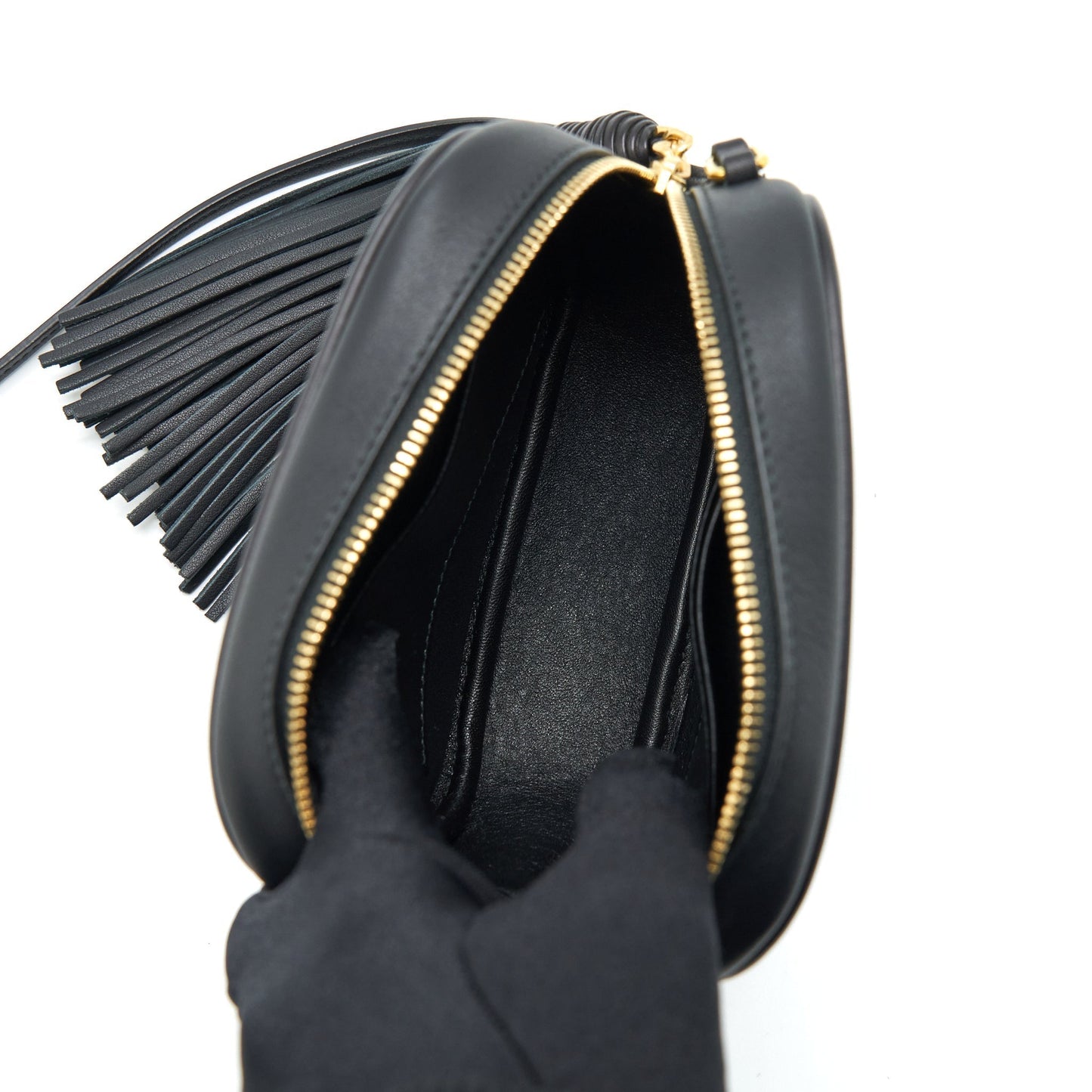 Saint Laurent/ Mini Camera Crossbody Purse Black