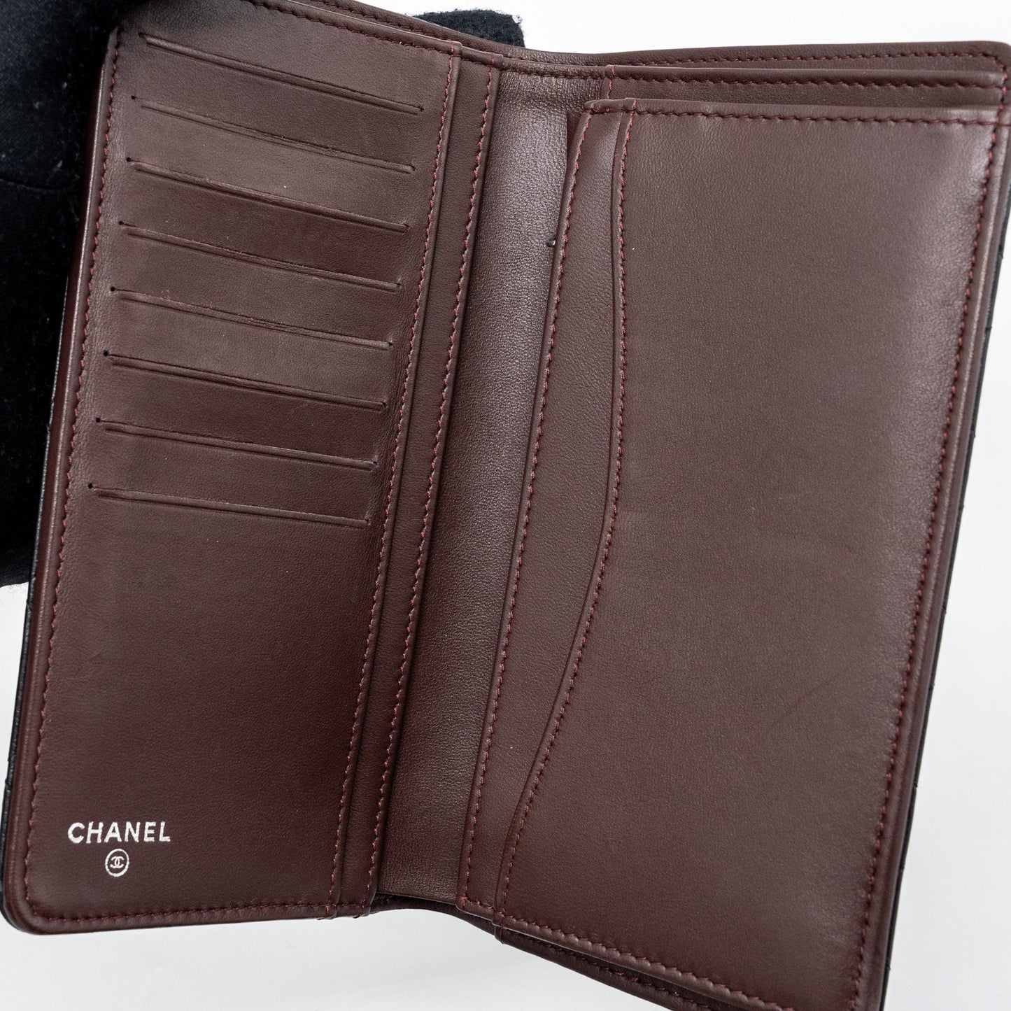 Chanel Long Wallet lambskin Black