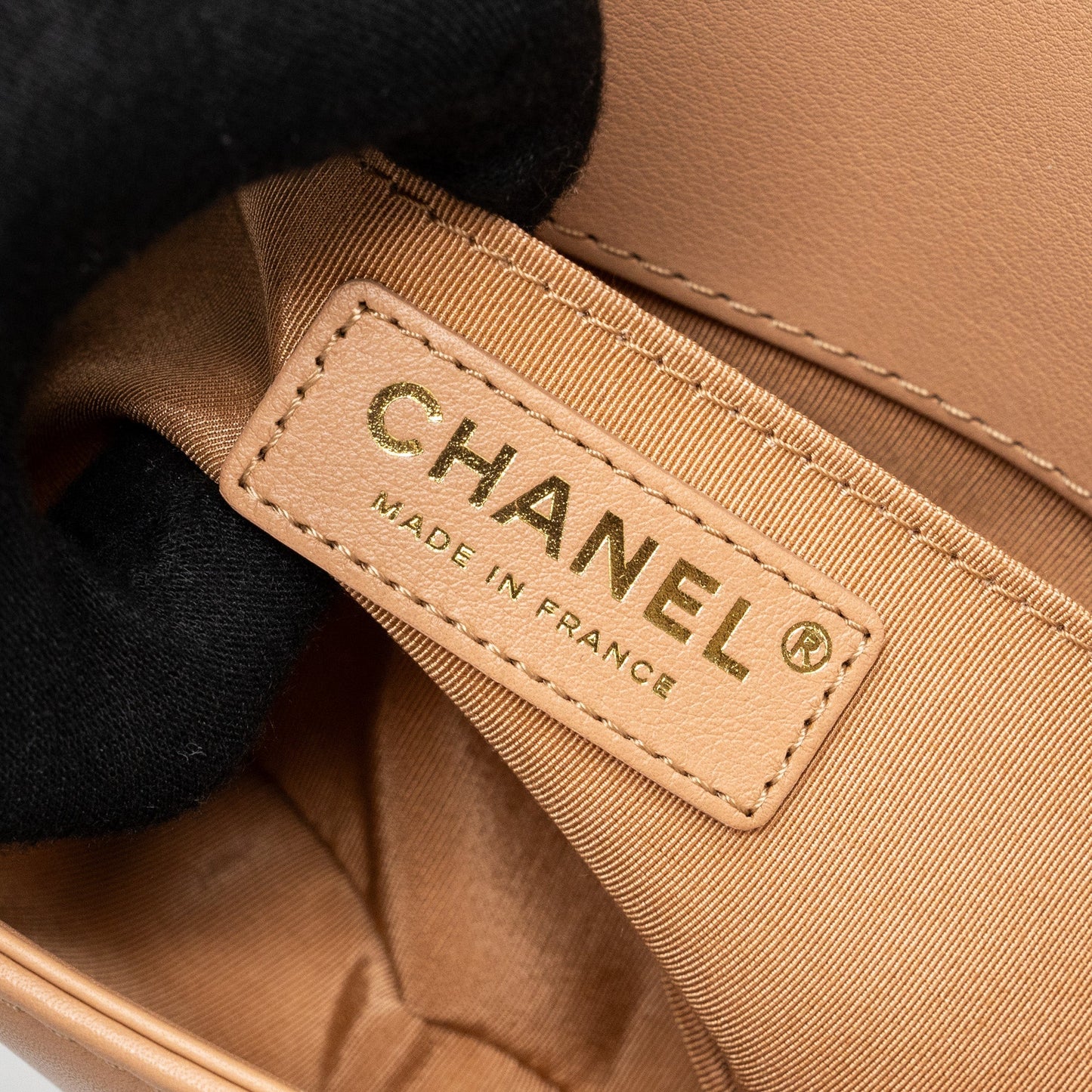 Chanel Small Boy Bag limited edition Calfskin Dark Beige