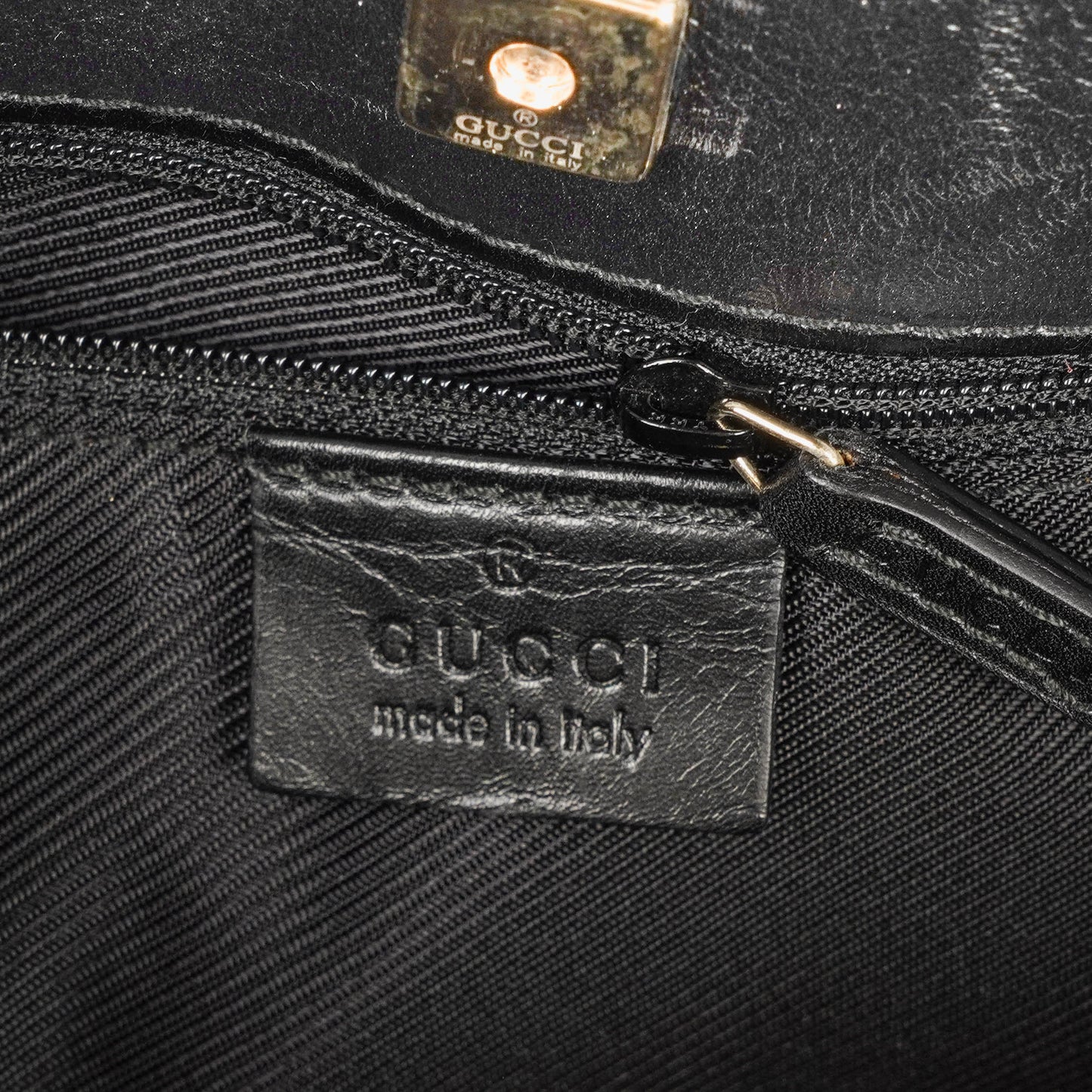 Gucci GG Canvas And Leather Shoulder Hobo Bag