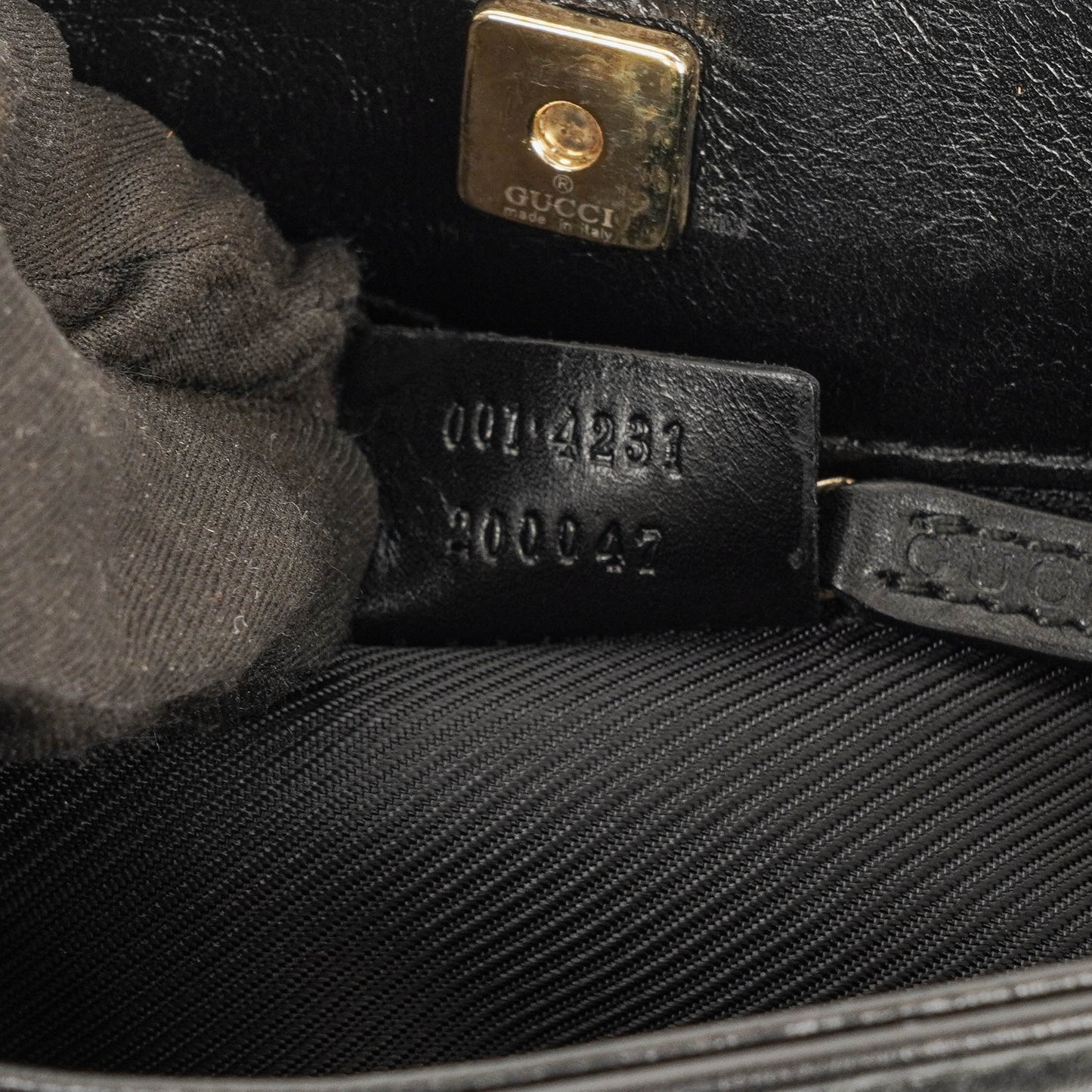Gucci GG Canvas And Leather Shoulder Hobo Bag