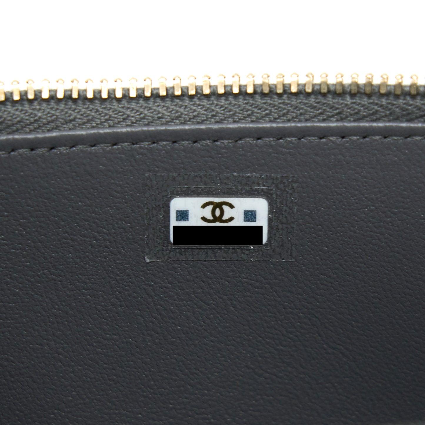 Chanel 22A Top Handle Long Vanity With Chain Grey