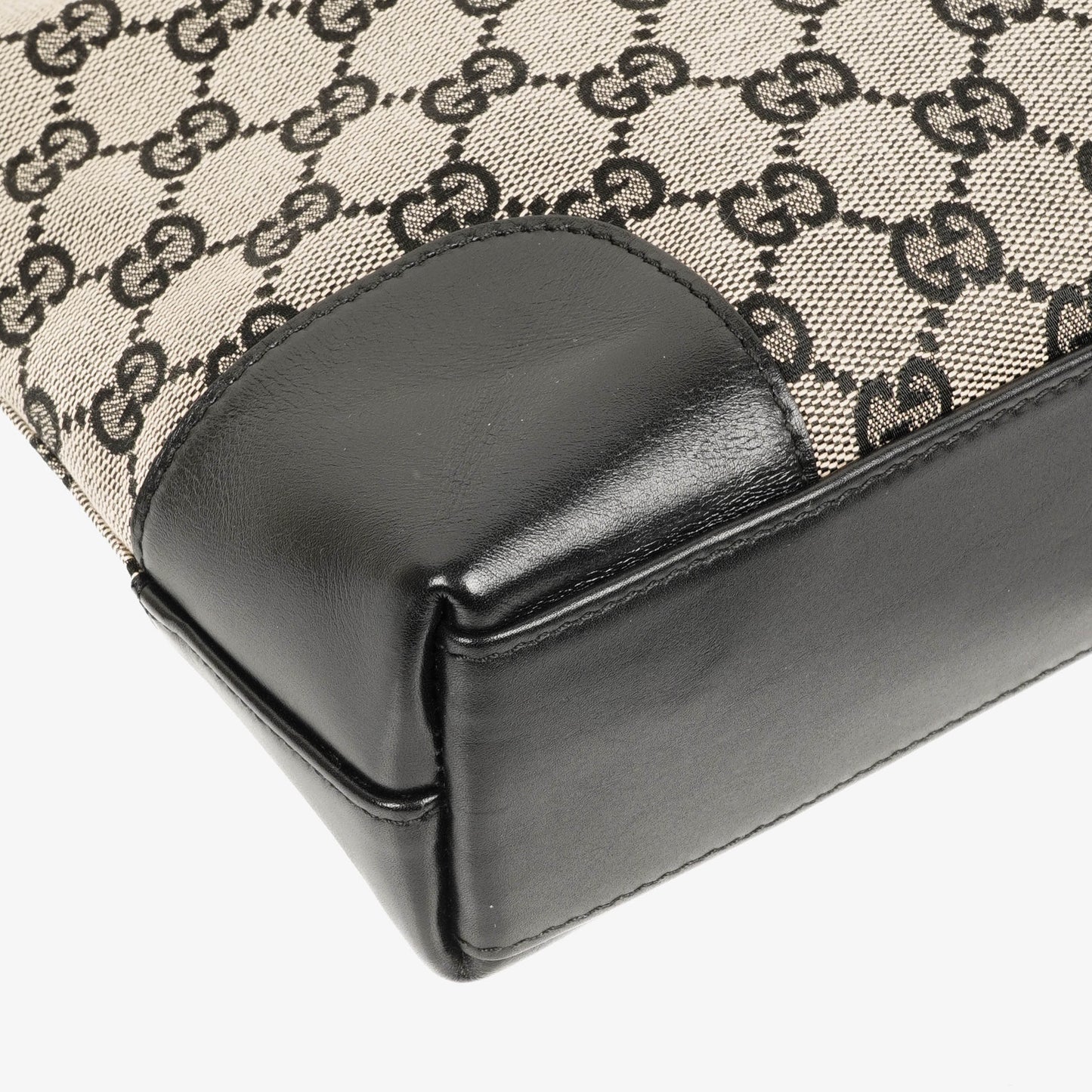 Gucci GG Canvas And Leather Shoulder Hobo Bag