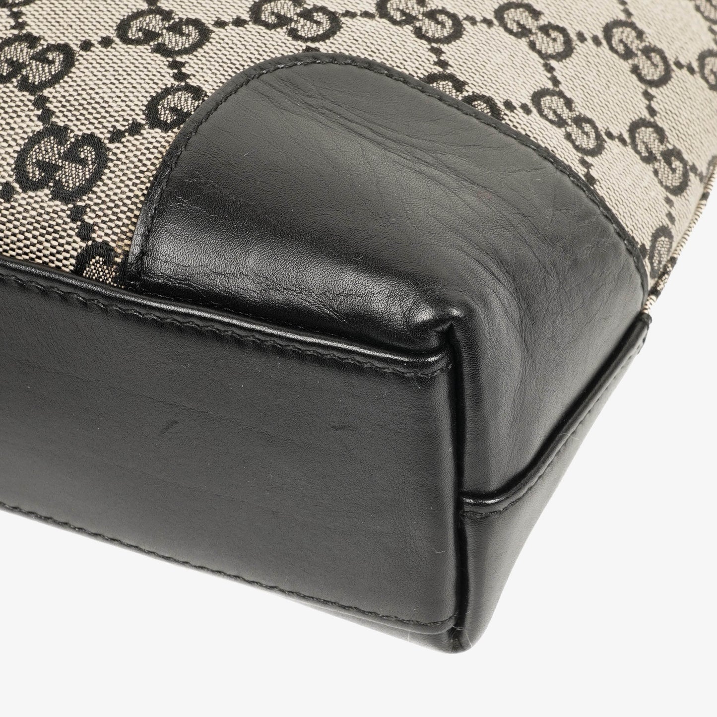 Gucci GG Canvas And Leather Shoulder Hobo Bag