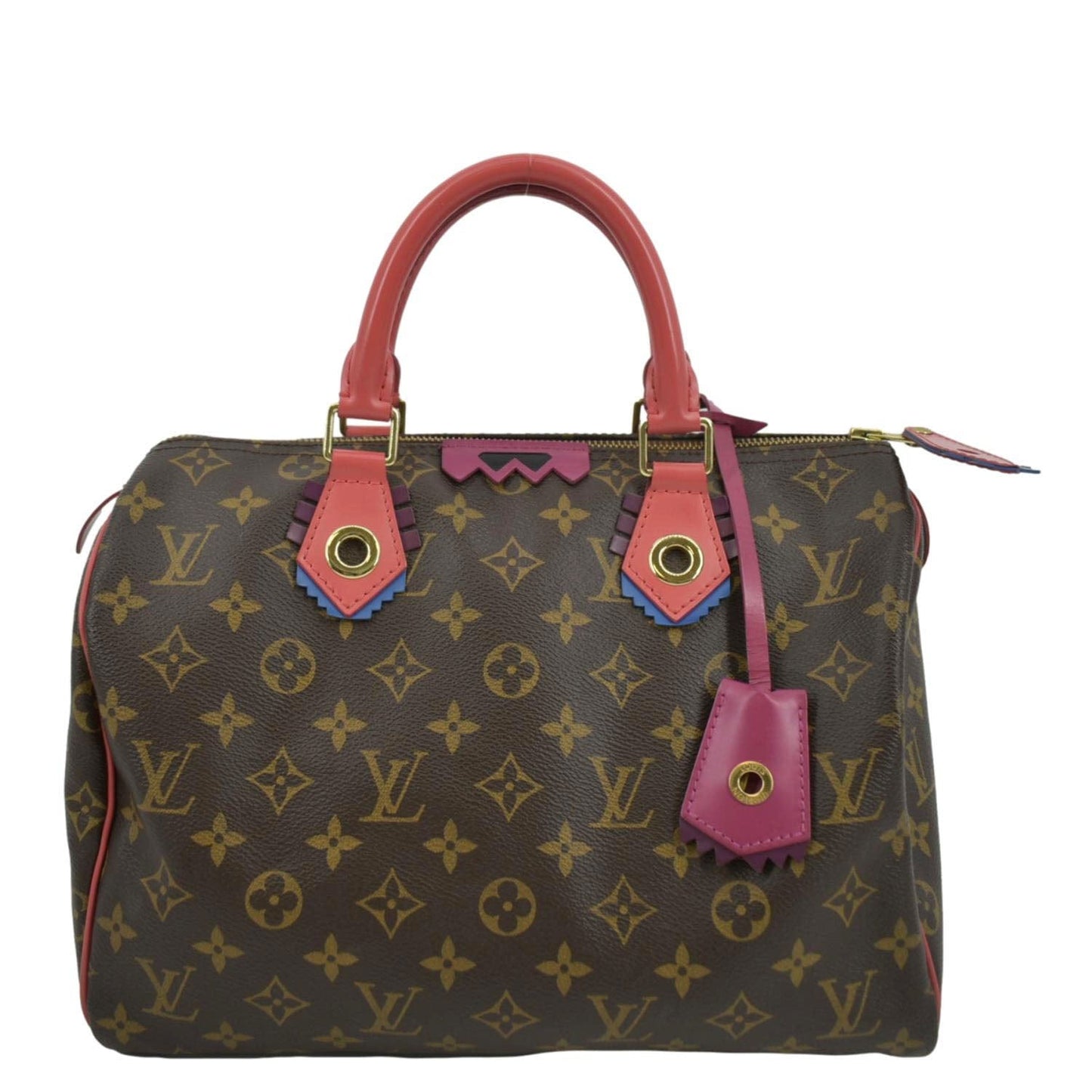 LOUIS VUITTON Totem  30 Monogram Canvas Satchel Bag Flamingo Pink