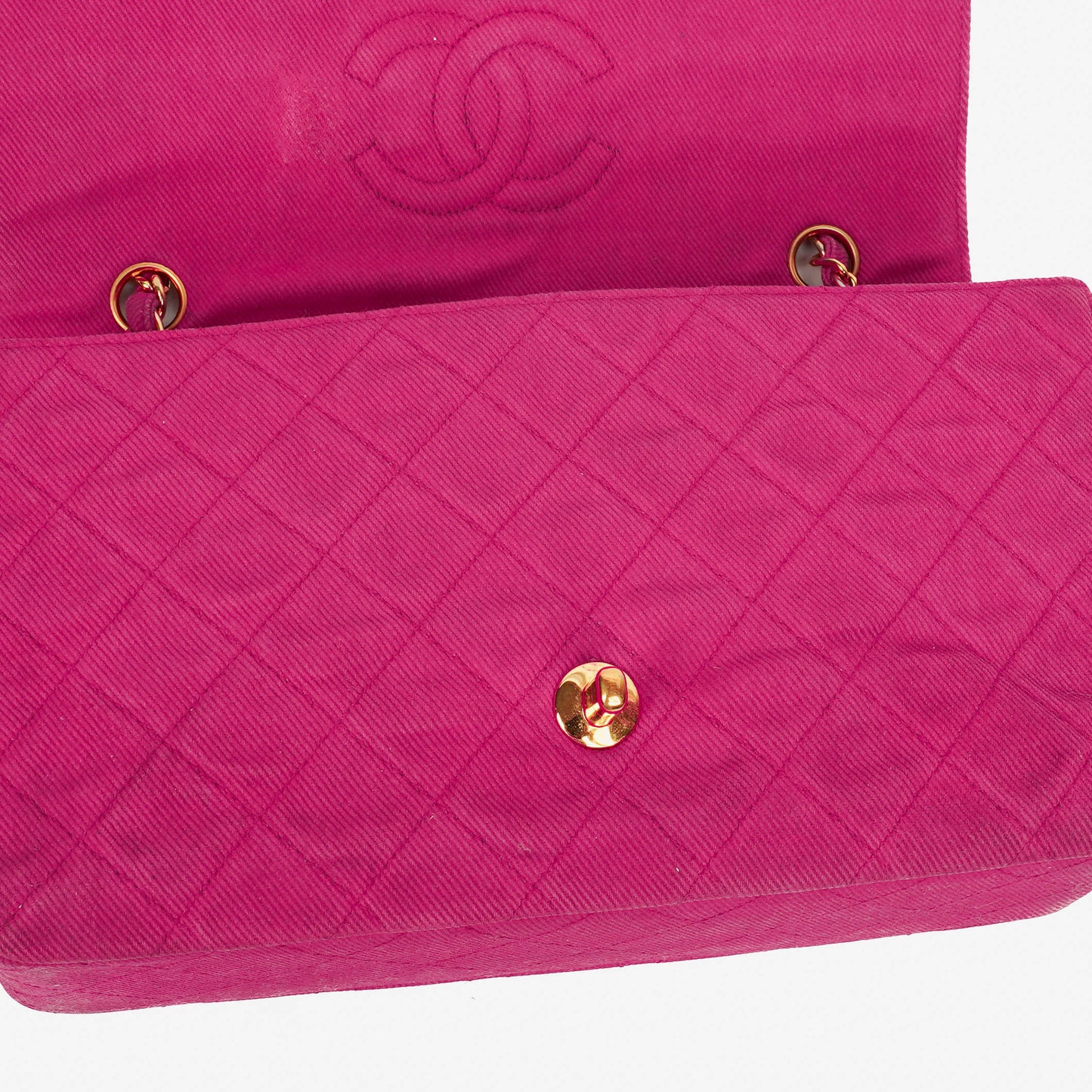 Chanel Canvas Single Flap Bag