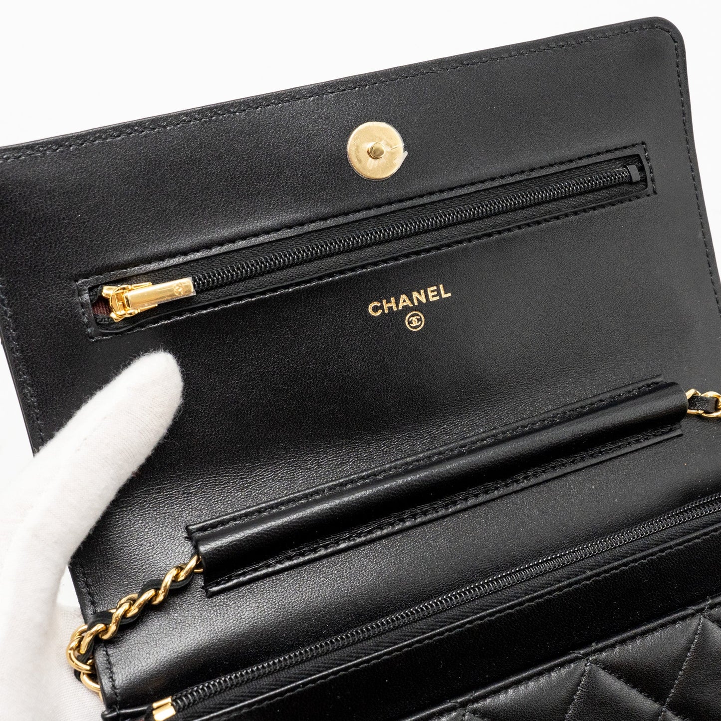 Chanel Classic Wallet On Chain Calfskin Black