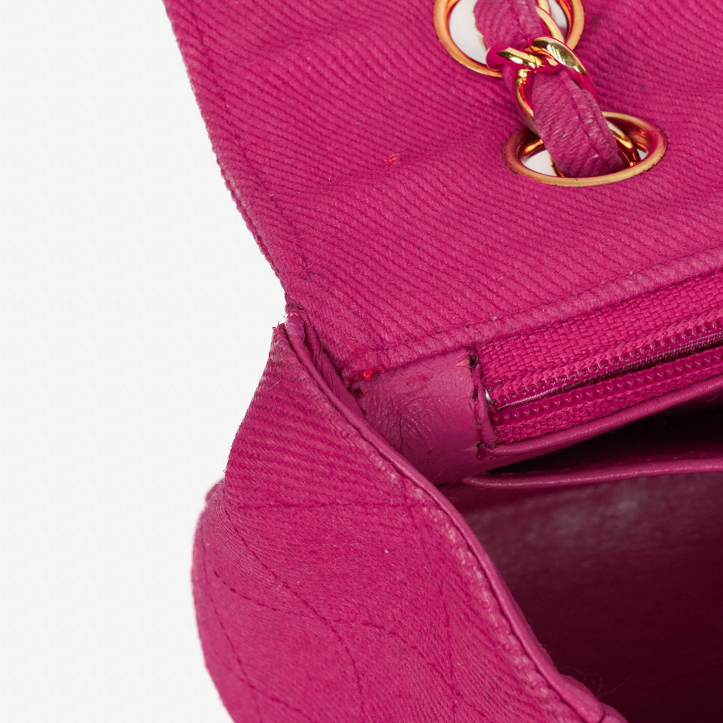Chanel Canvas Single Flap Bag