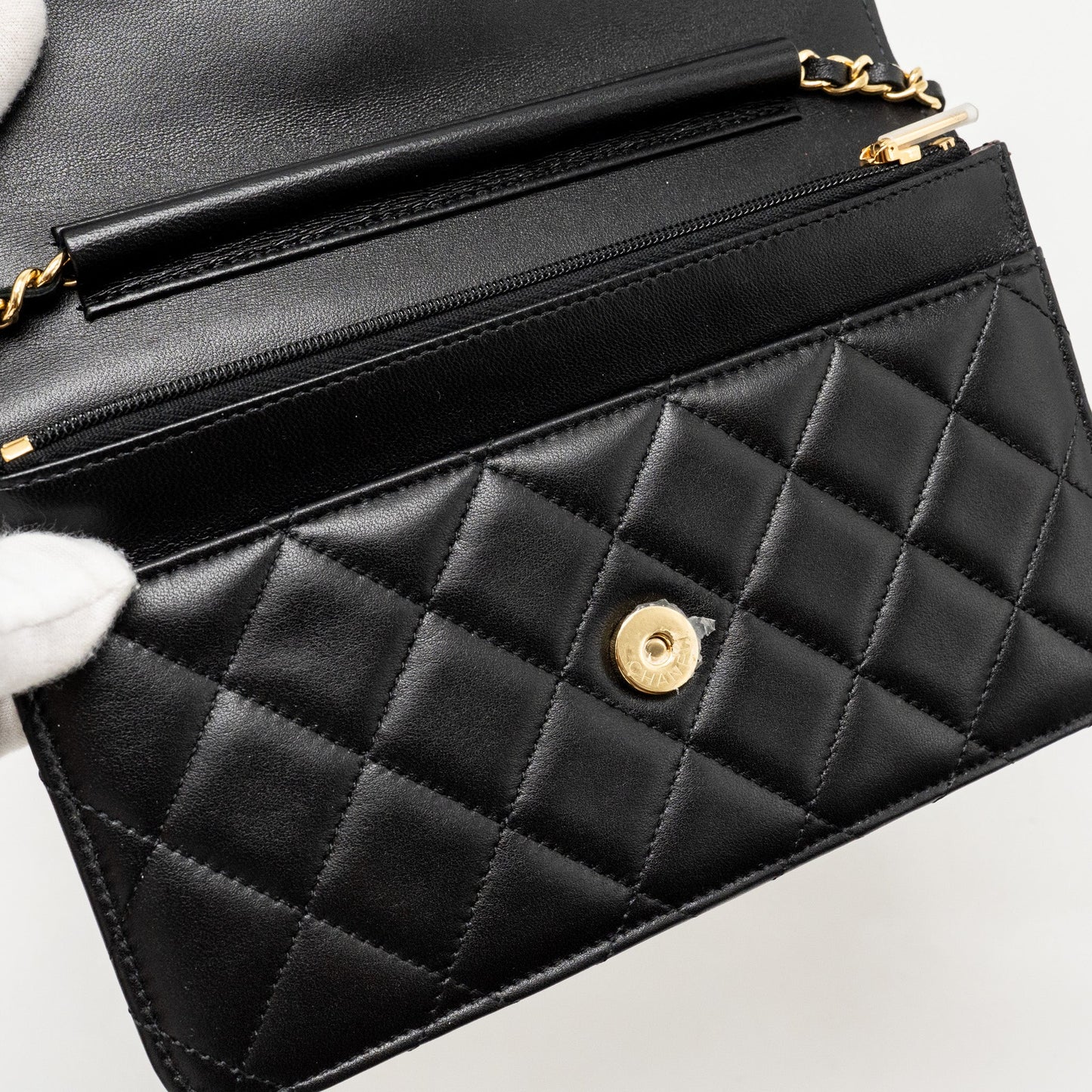 Chanel Classic Wallet On Chain Calfskin Black