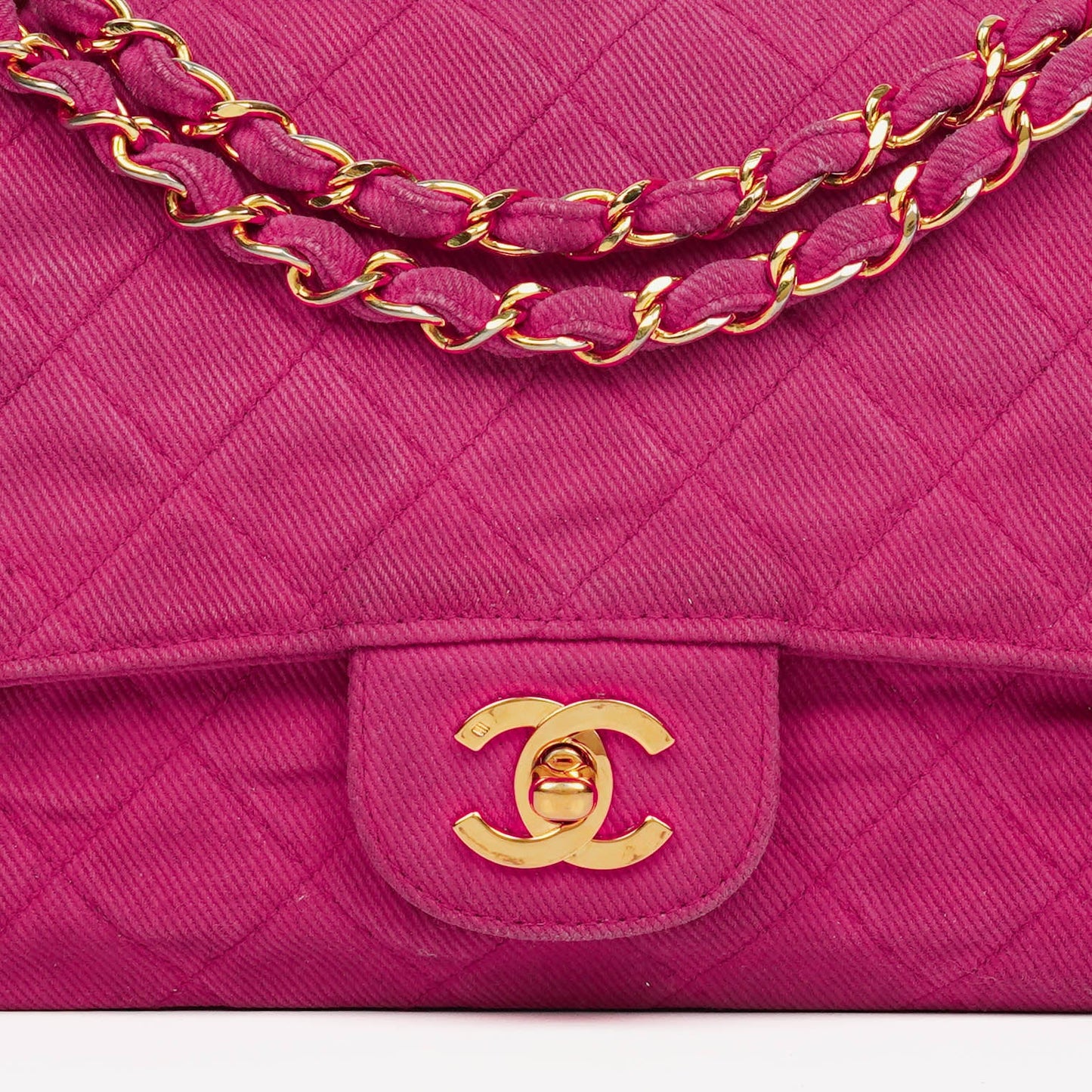 Chanel Canvas Single Flap Bag
