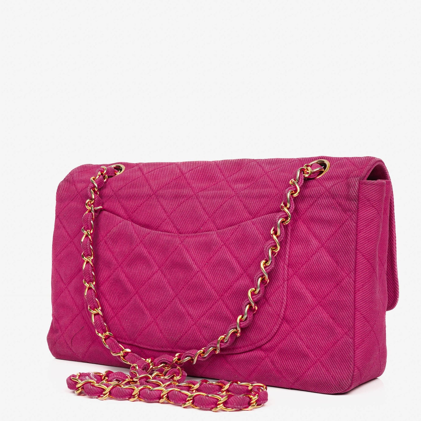 Chanel Canvas Single Flap Bag