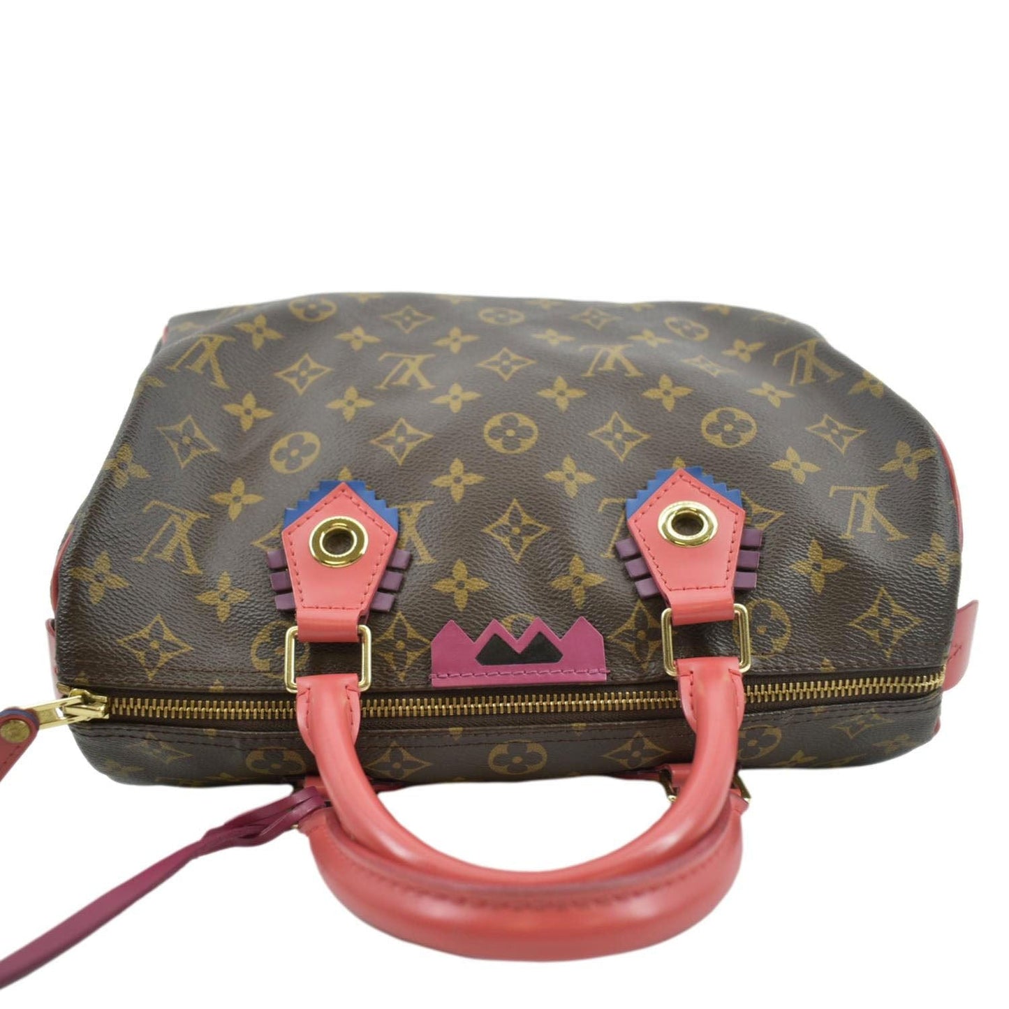 LOUIS VUITTON Totem  30 Monogram Canvas Satchel Bag Flamingo Pink