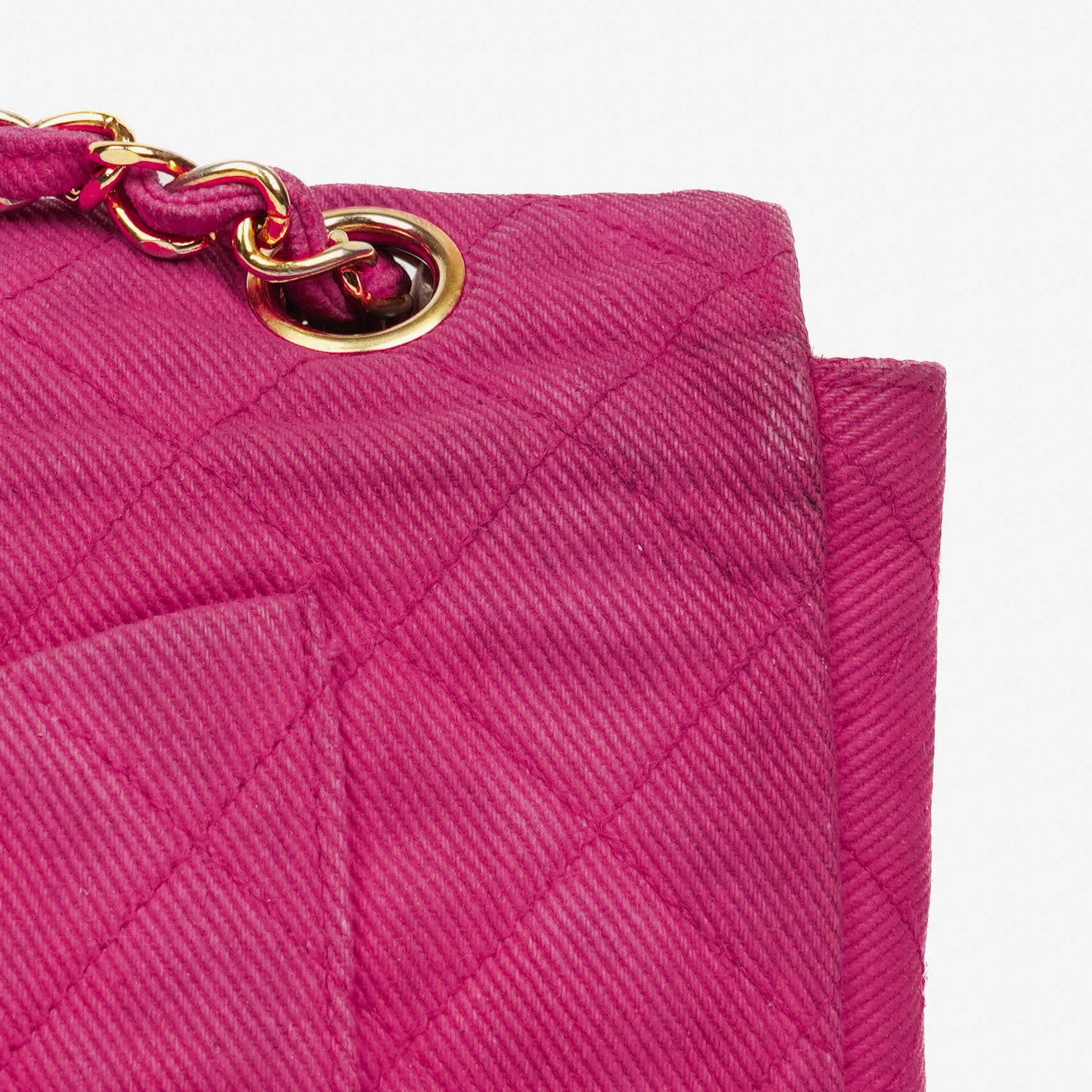Chanel Canvas Single Flap Bag