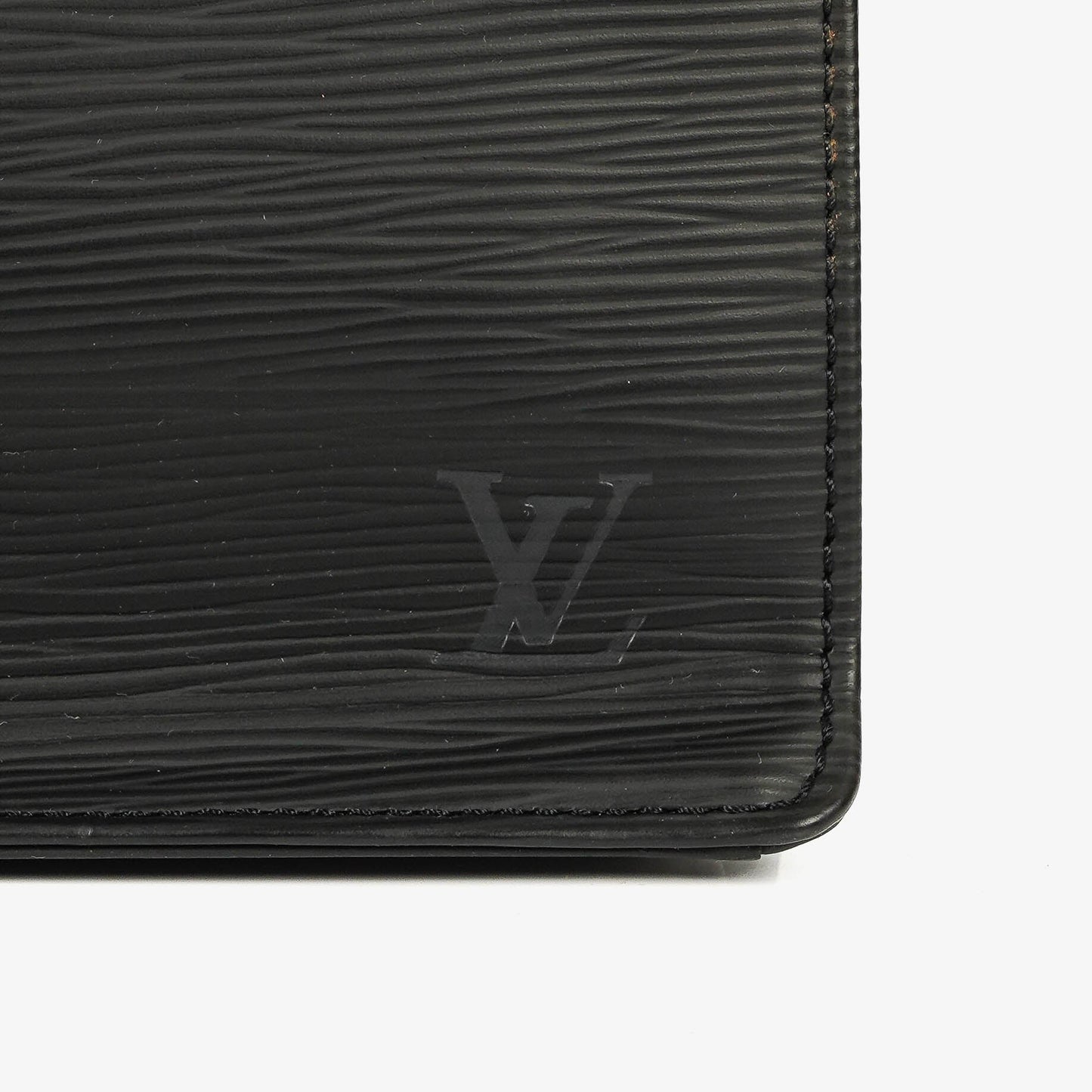 Louis Vuitton Sac Plat Black Epi Leather Bag