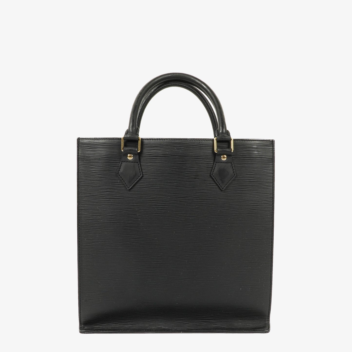 Louis Vuitton Sac Plat Black Epi Leather Bag