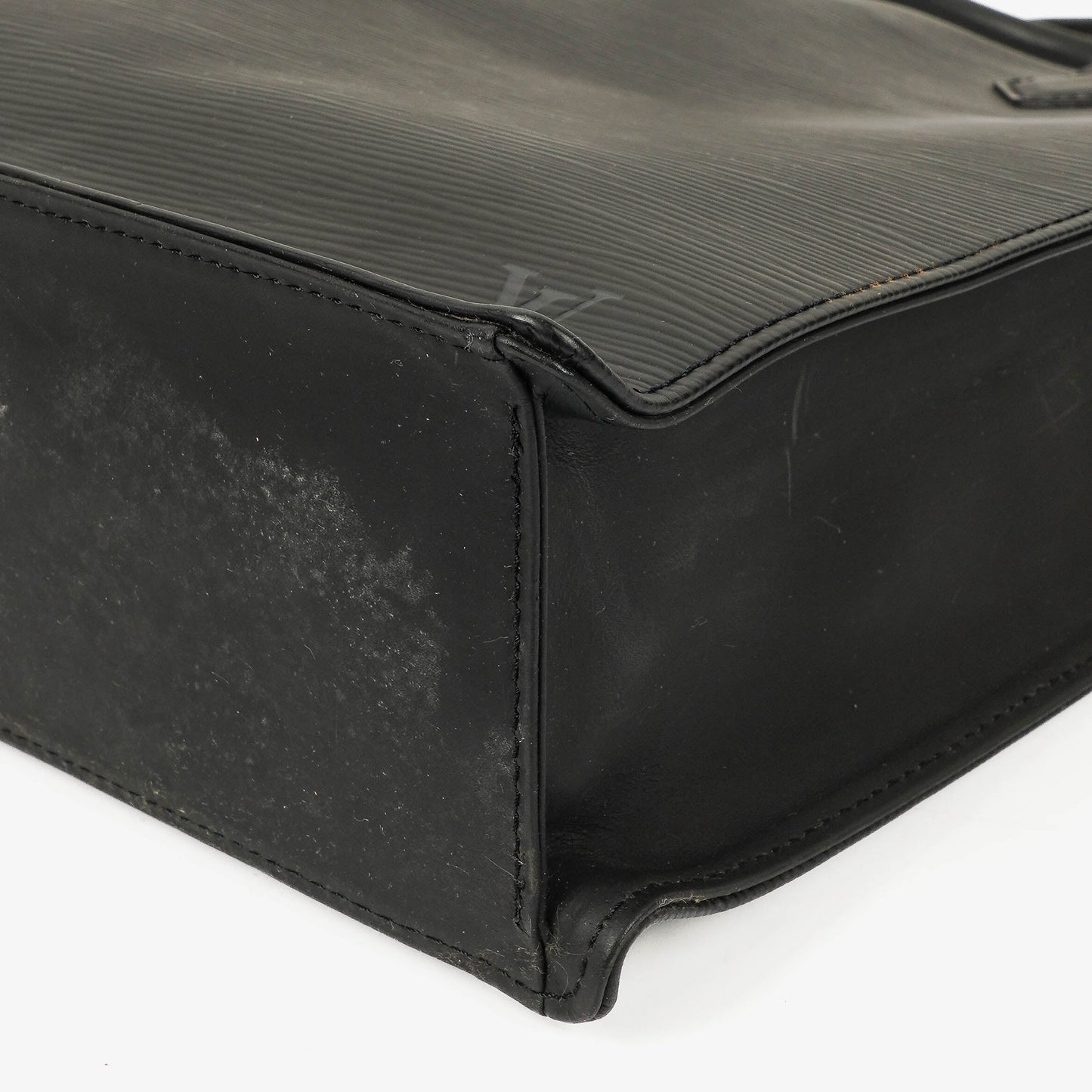 Louis Vuitton Sac Plat Black Epi Leather Bag