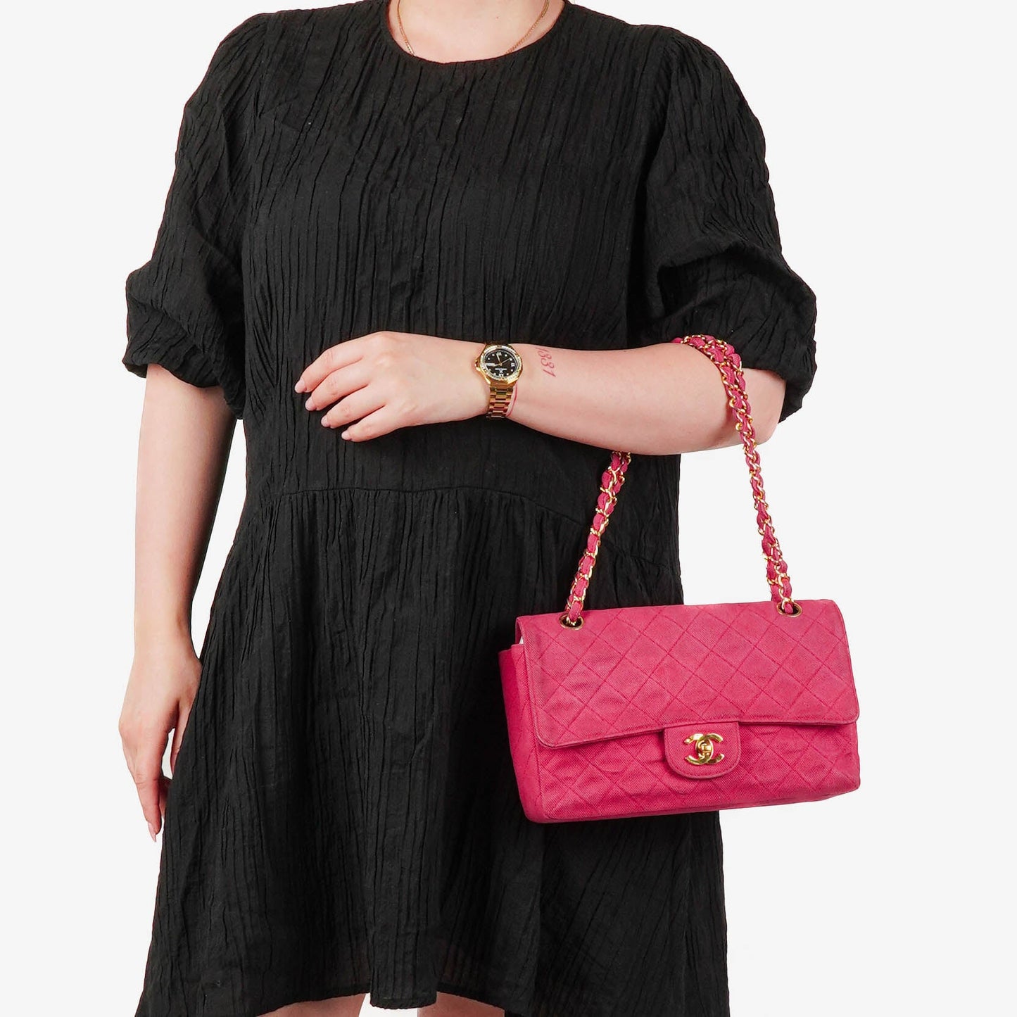 Chanel Canvas Single Flap Bag