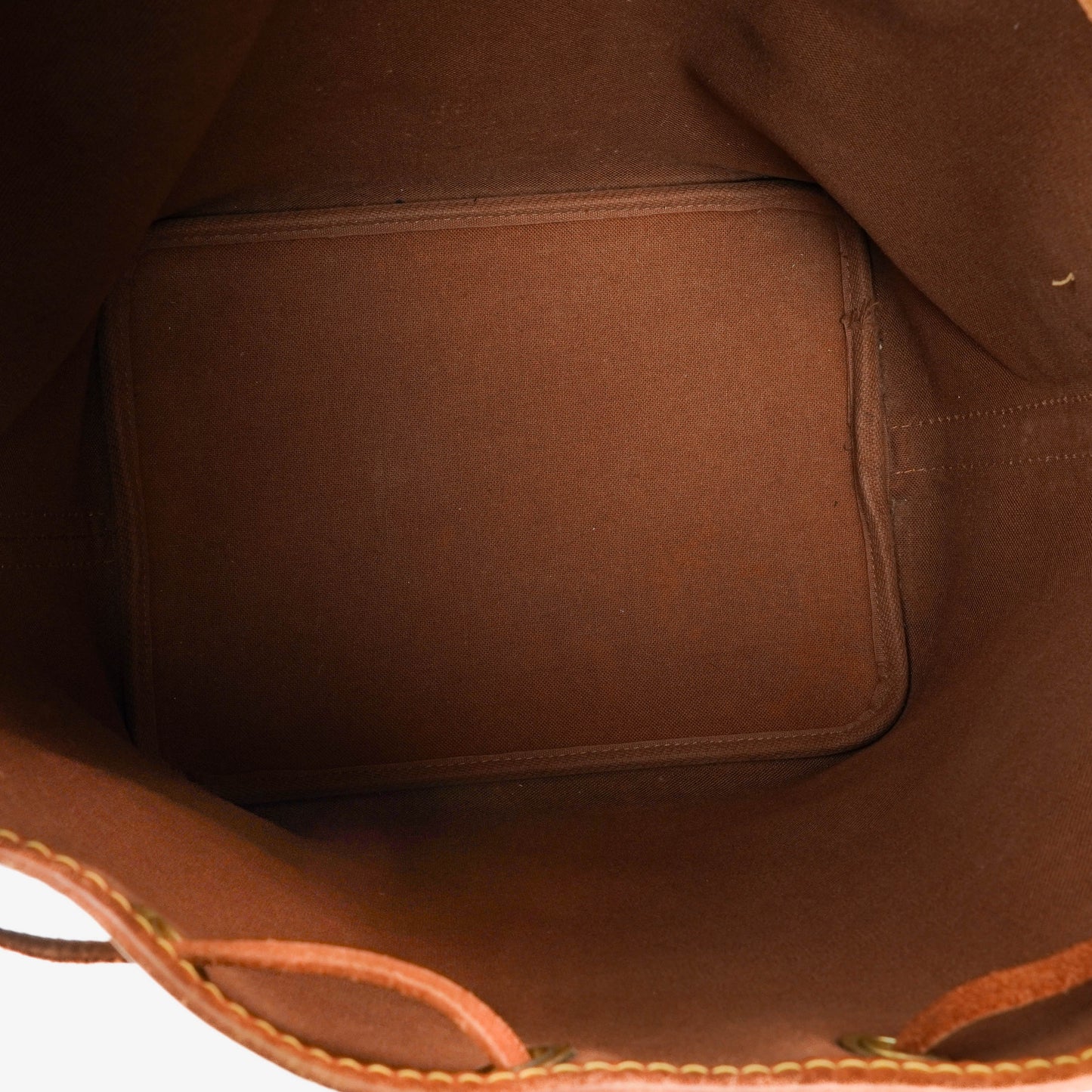 Louis Vuitton Petit Noe Malletier Monogram Canvas Shoulder Bag