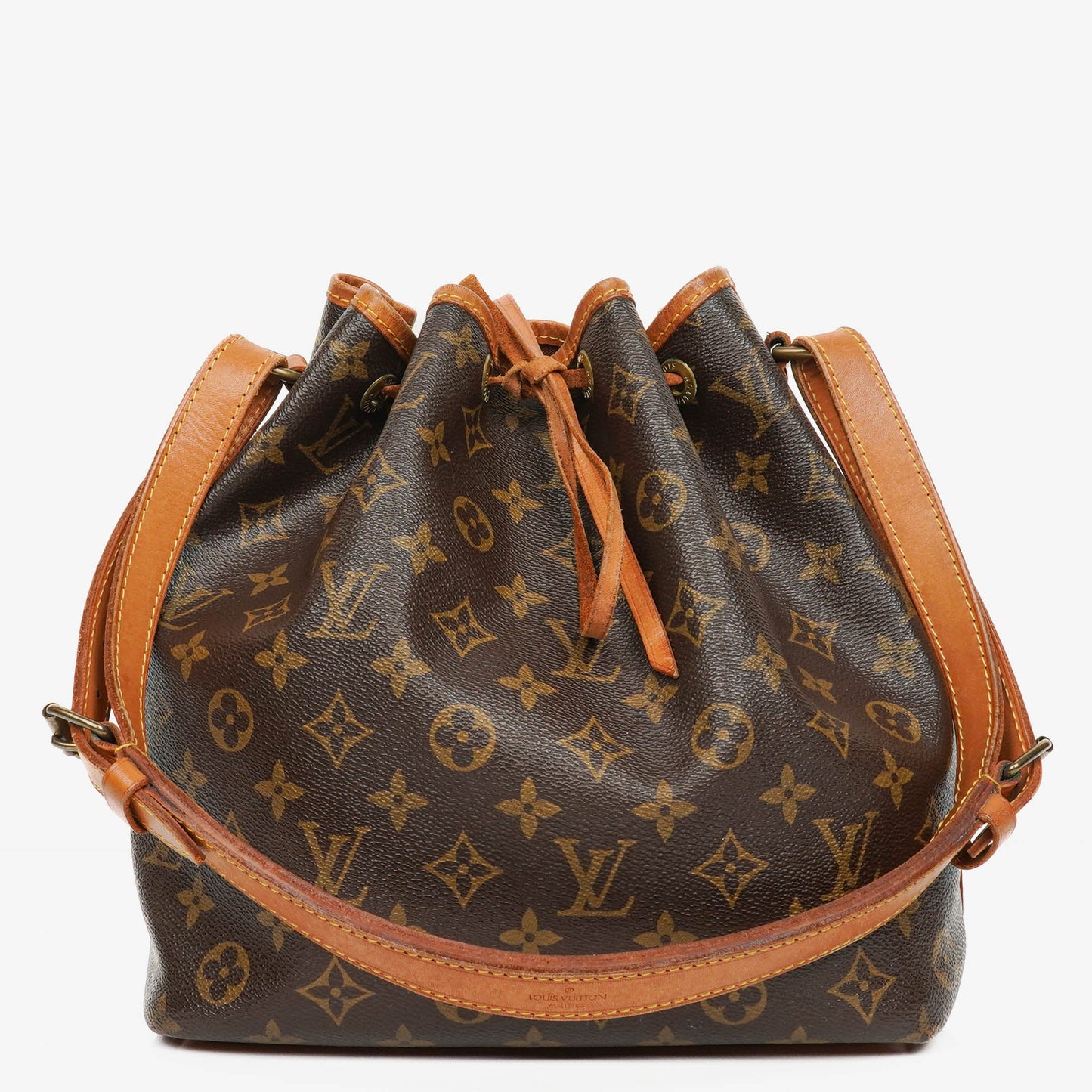 Louis Vuitton Petit Noe Malletier Monogram Canvas Shoulder Bag