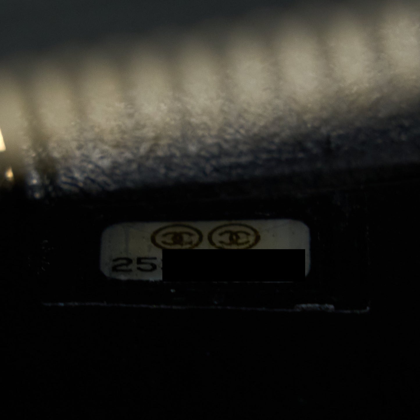 Chanel Filigree Vanity Case Caviar Black
