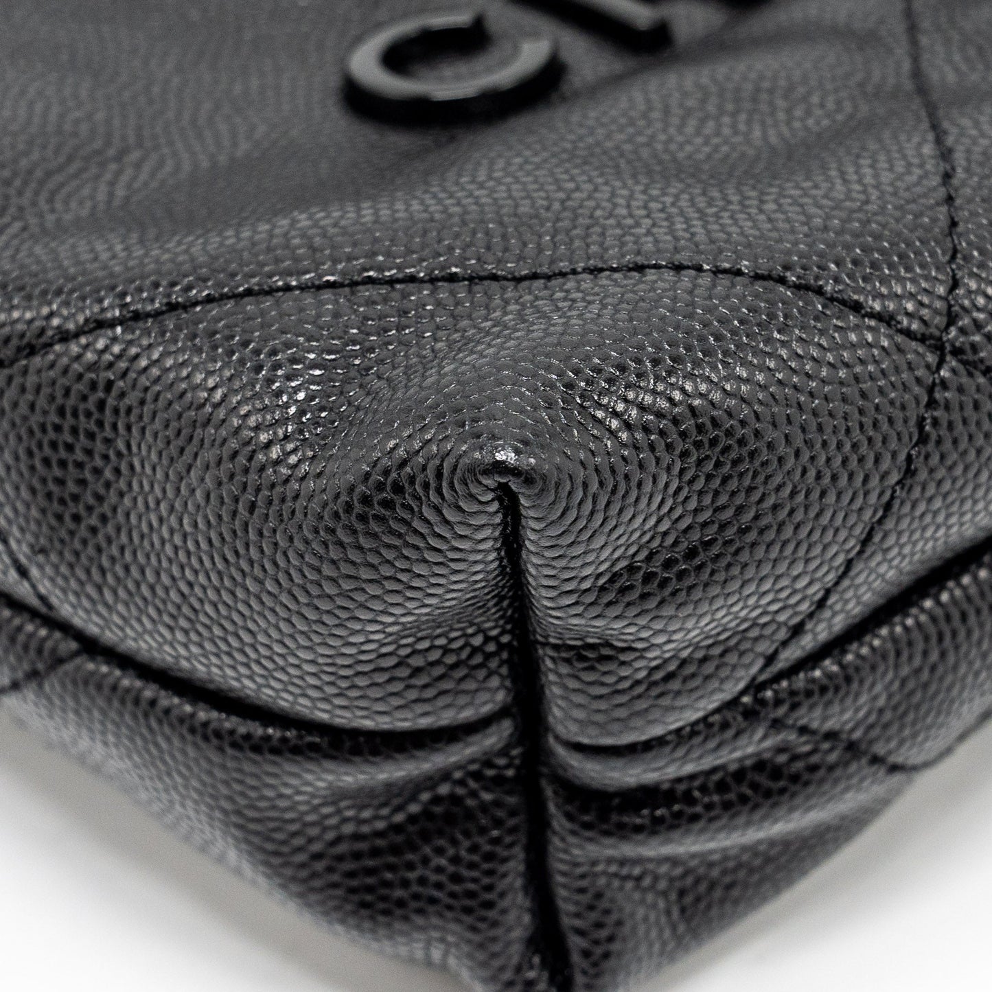 Chanel Mini 22 Bag Caviar Black  (Microchip)
