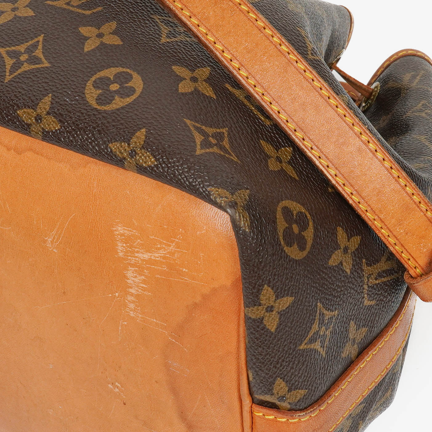 Louis Vuitton Petit Noe Malletier Monogram Canvas Shoulder Bag